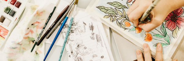 Aquarell Farbübersicht