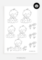 emmapünktchen ® - Kolorationsvorlage Herbstgeflüster