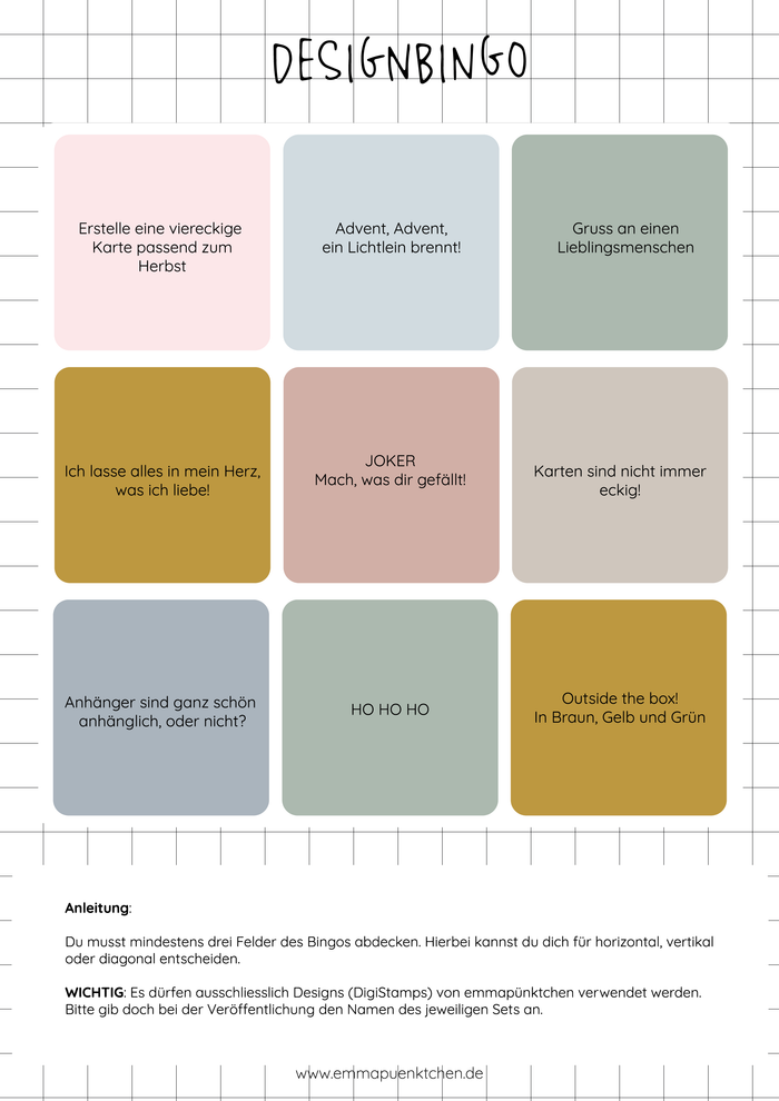 Designbingo - Challenge