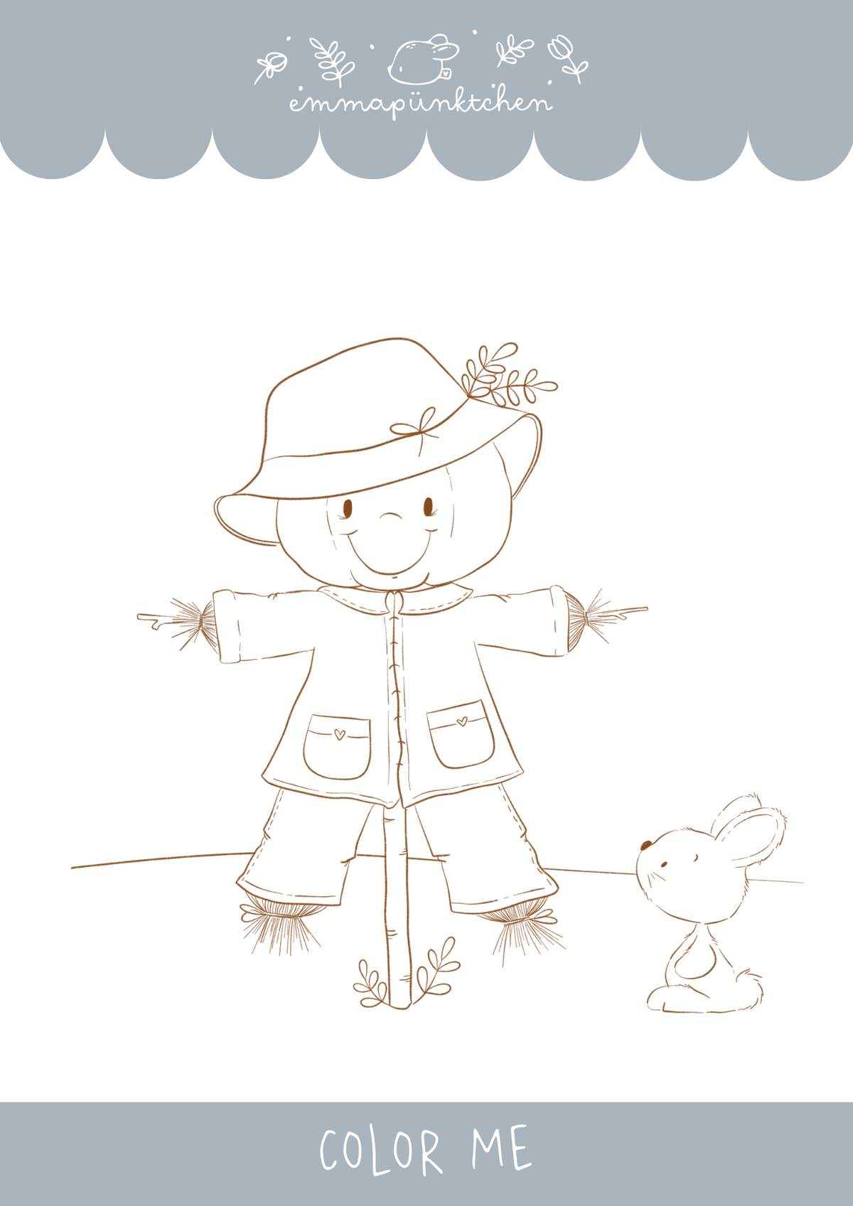 Kolorationsvorlage Pumpkinbuddy