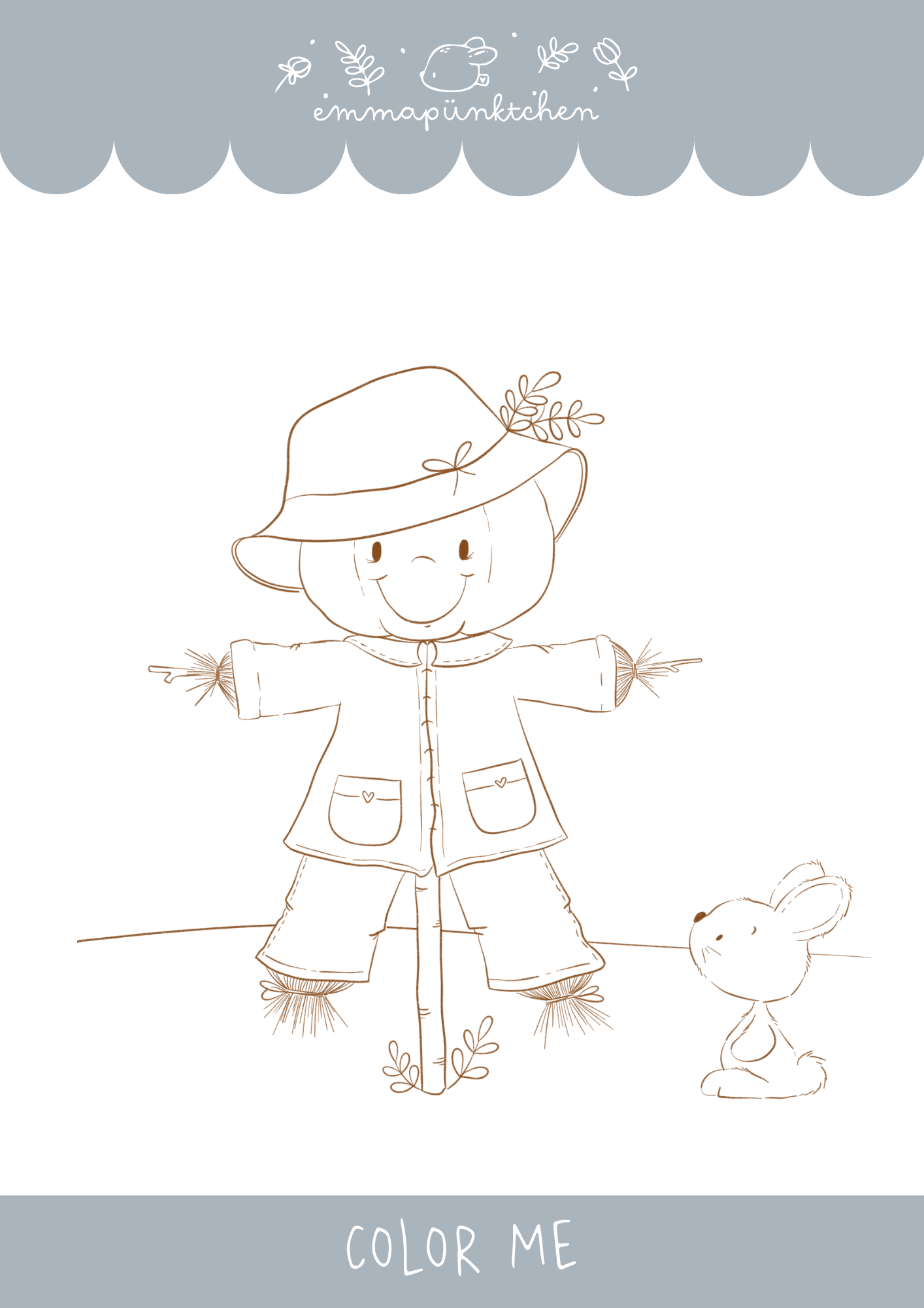 Kolorationsvorlage Pumpkinbuddy