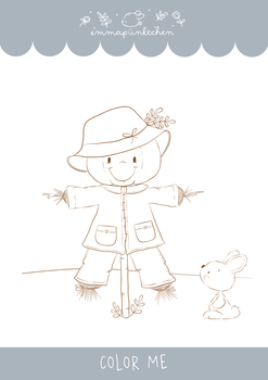 Kolorationsvorlage Pumpkinbuddy