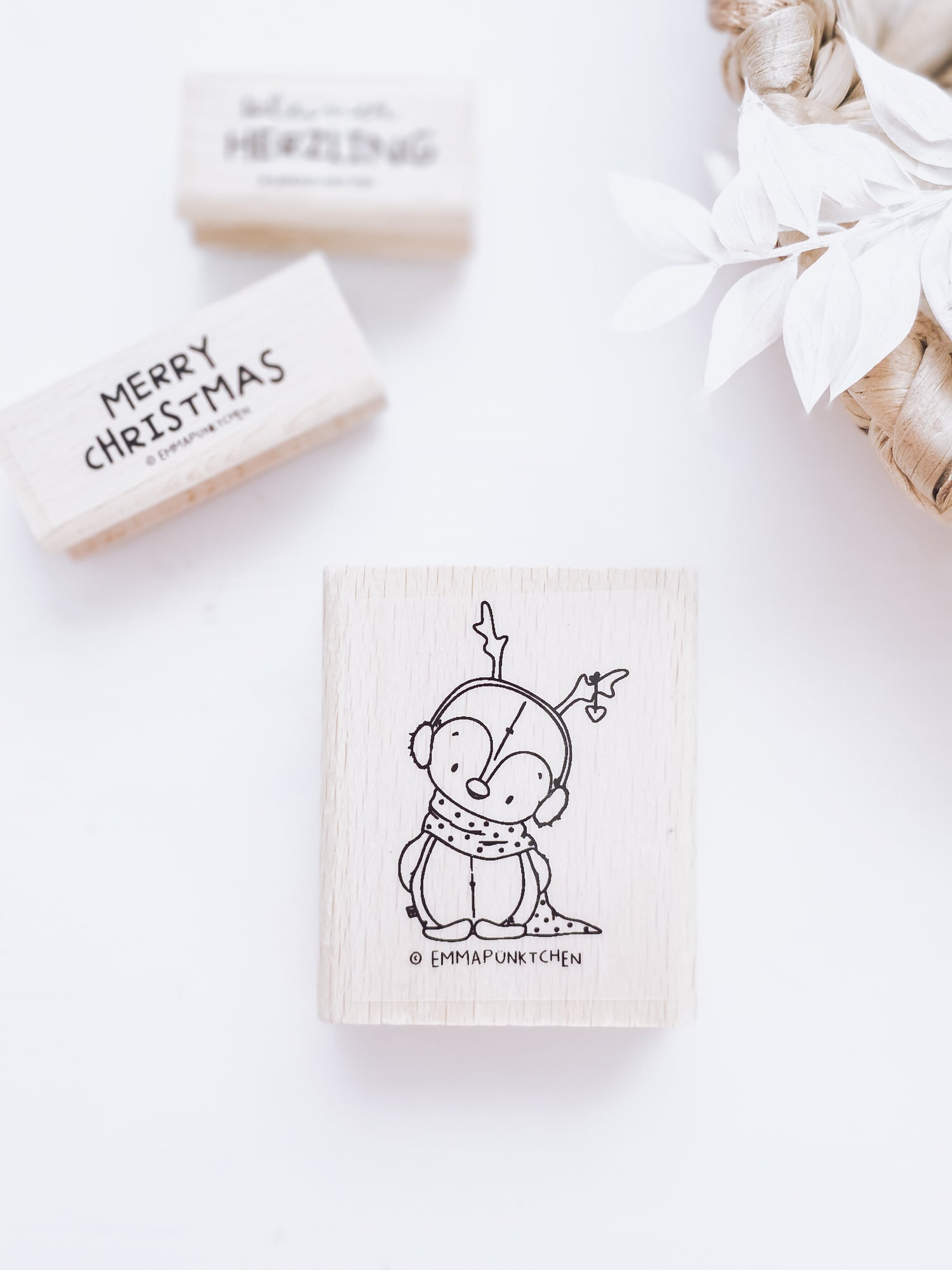 emmapünktchen ® - Holzstempel Merry Christmas