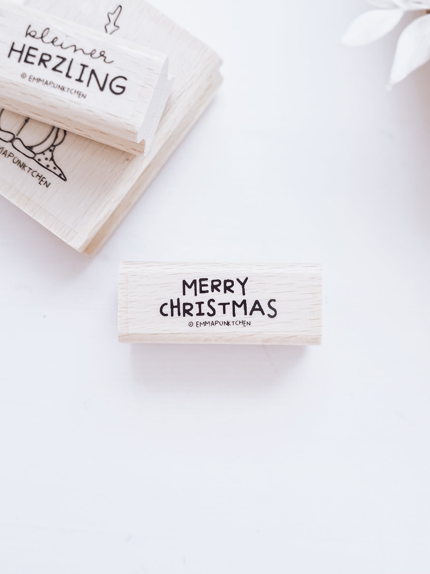 emmapünktchen ® - Holzstempel Merry Christmas