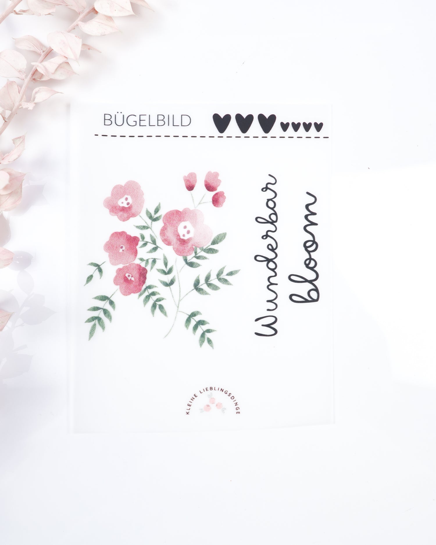 emmapünktchen ® Bügelbild randlos Blümchen