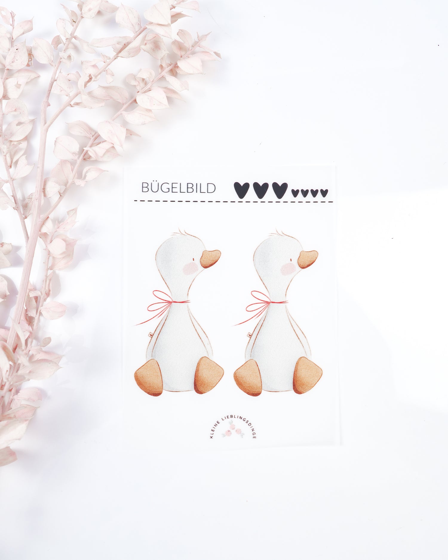 emmapünktchen ® Bügelbild randlos Gänschen