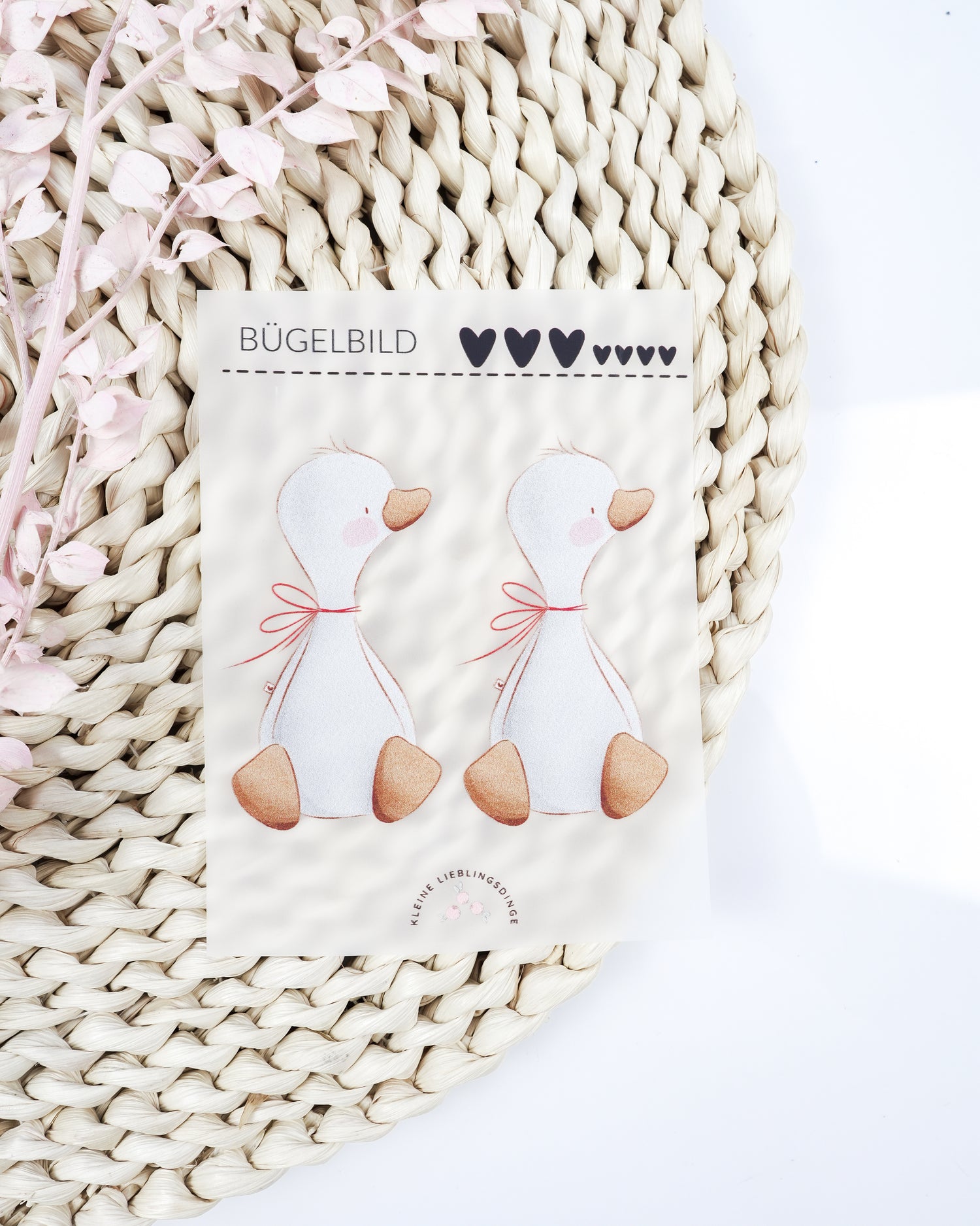 emmapünktchen ® Bügelbild randlos Gänschen