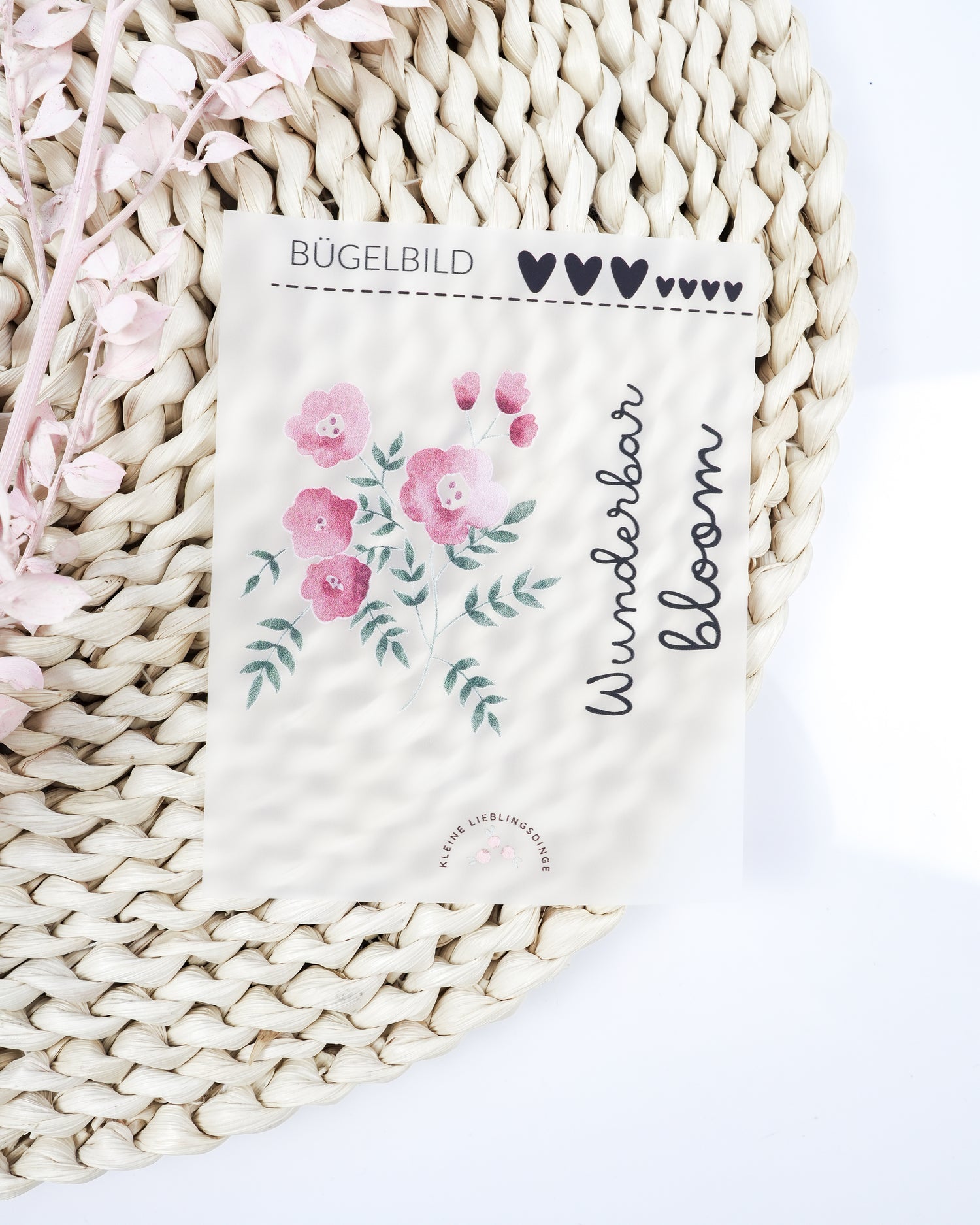 emmapünktchen ® Bügelbild randlos Blümchen