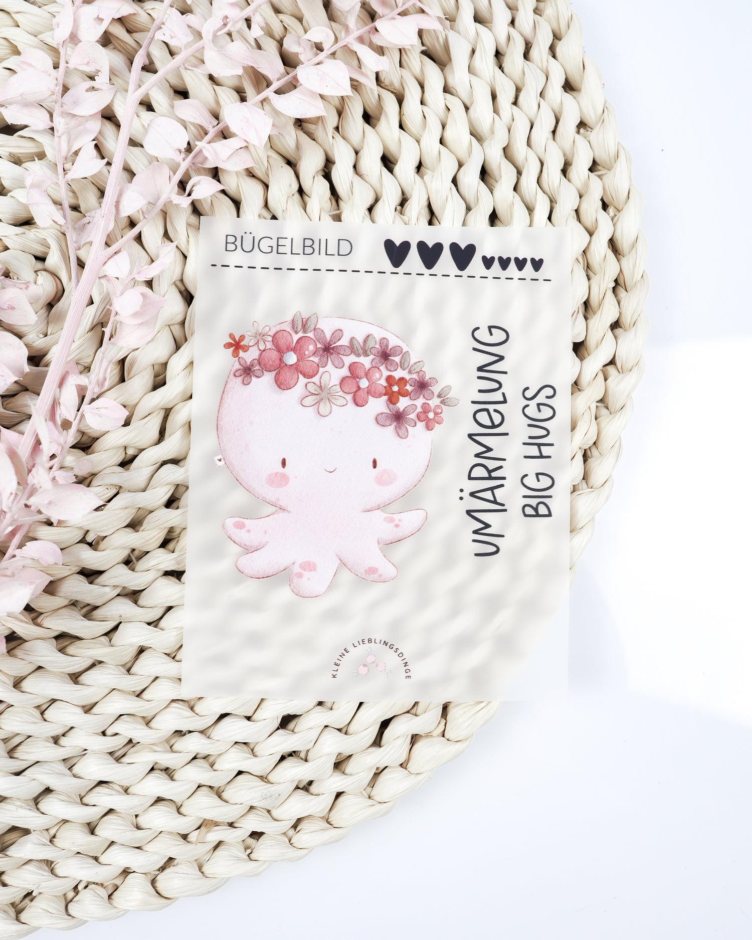 emmapünktchen ® Bügelbild randlos Umärmelung