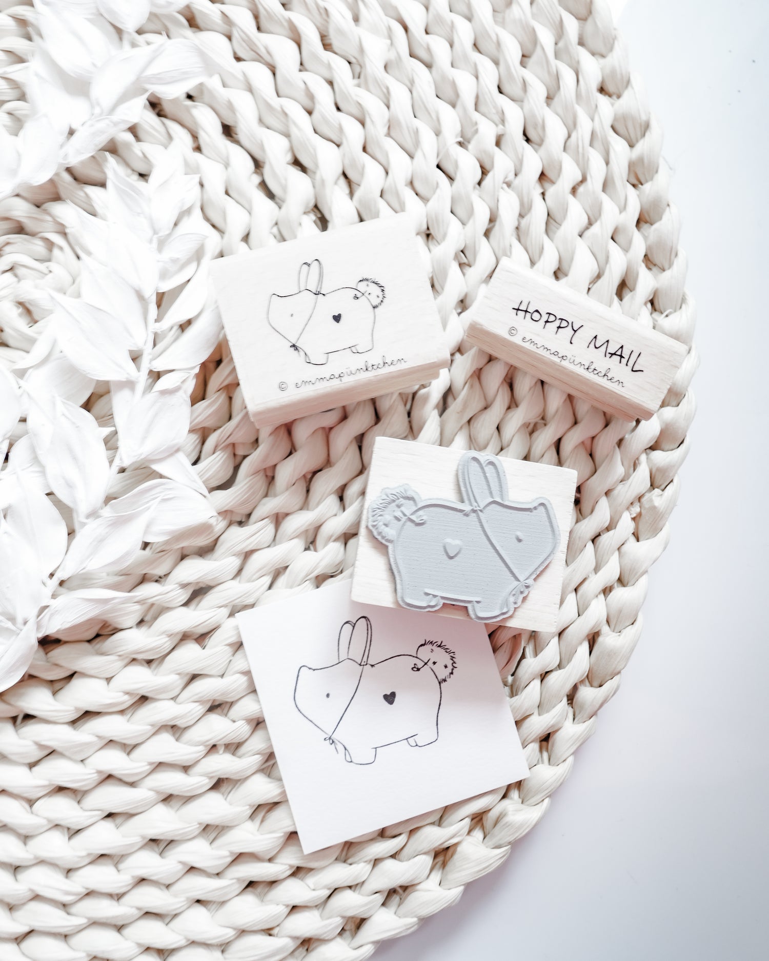 emmapünktchen ® - Holzstempel Mathilda kleines Ostern