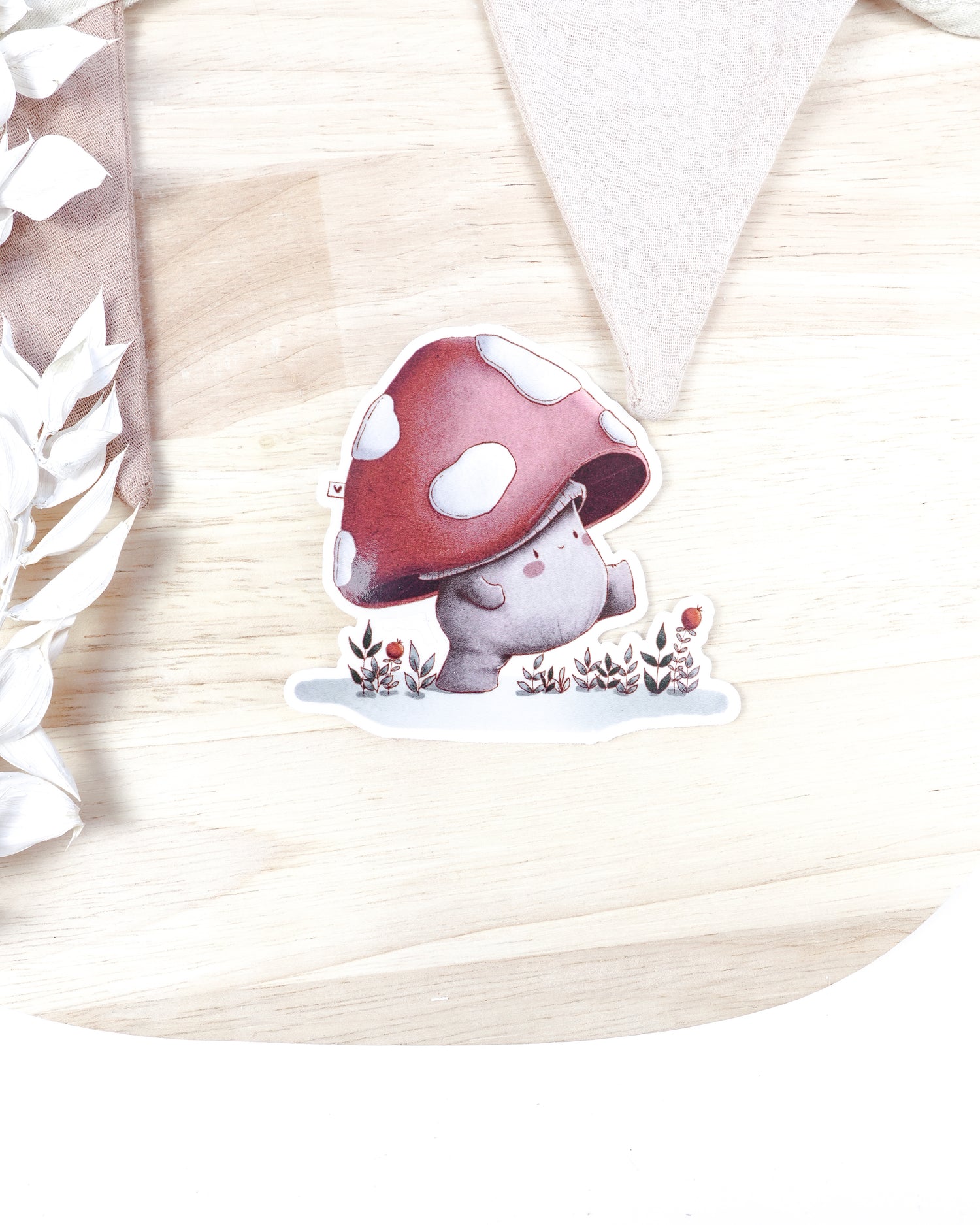 emmapünktchen ®  - Sticker Clear Pilzchen