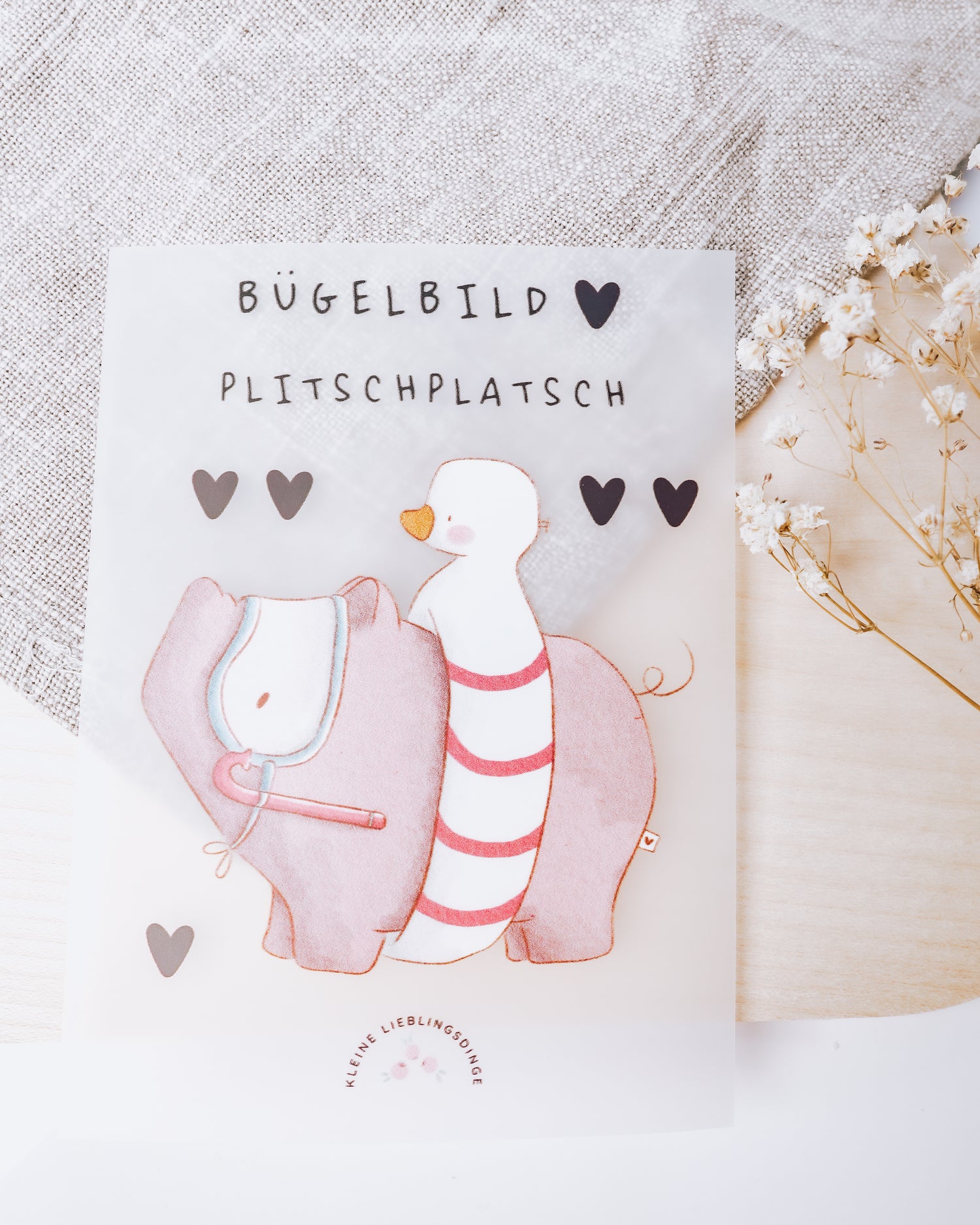 emmapünktchen ® Bügelbild randlos Sommermathilda