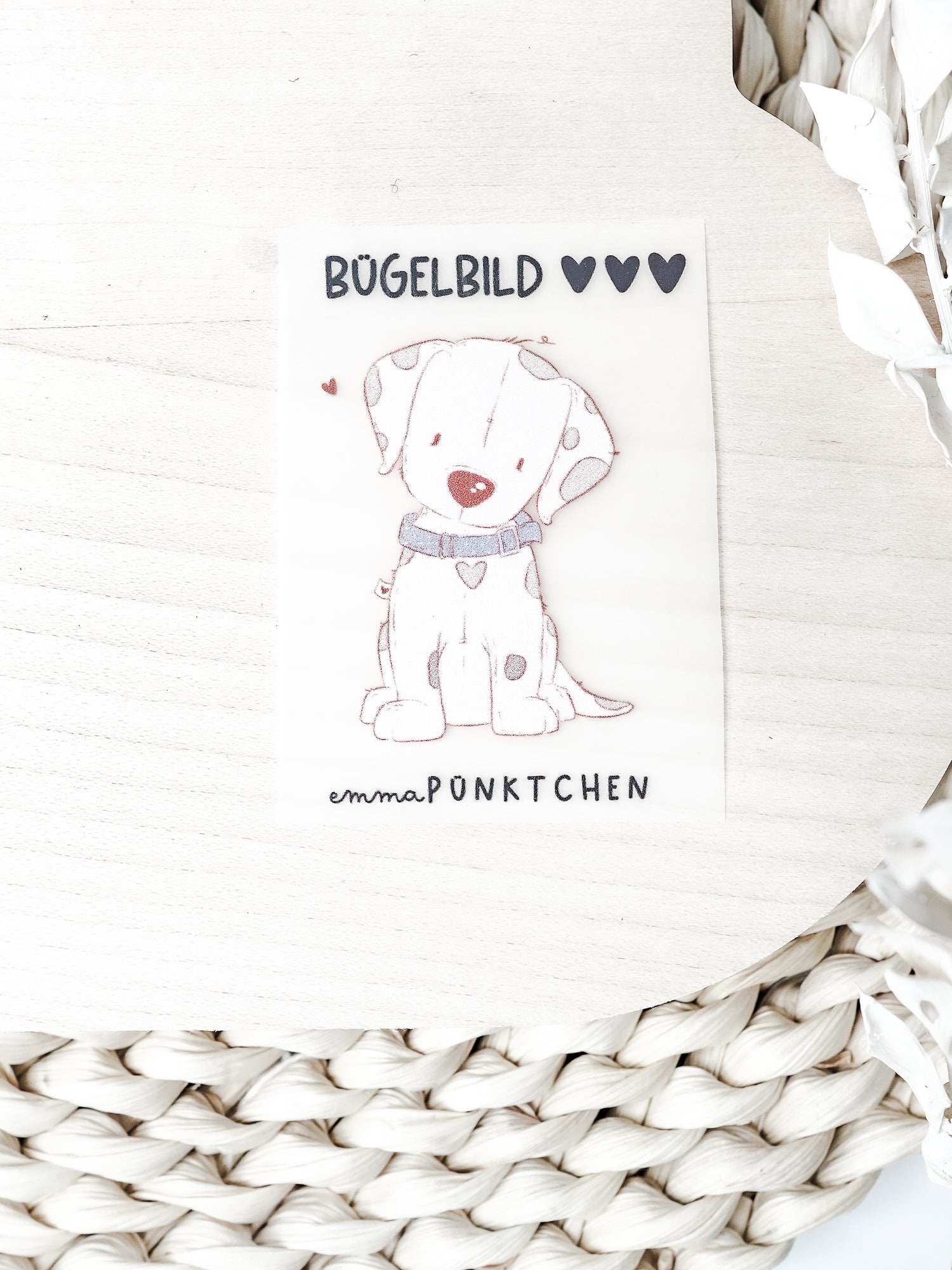 emmapünktchen ® Bügelbild randlos mini Hundefreund