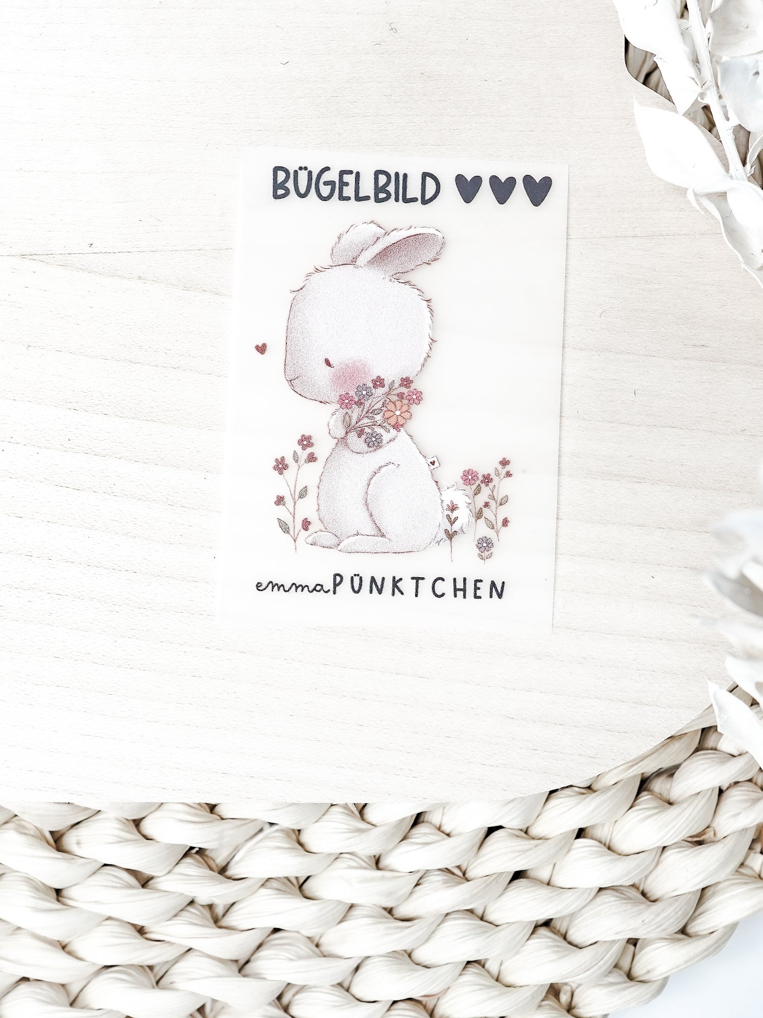 emmapünktchen ® Bügelbild randlos mini Frühlingswiese