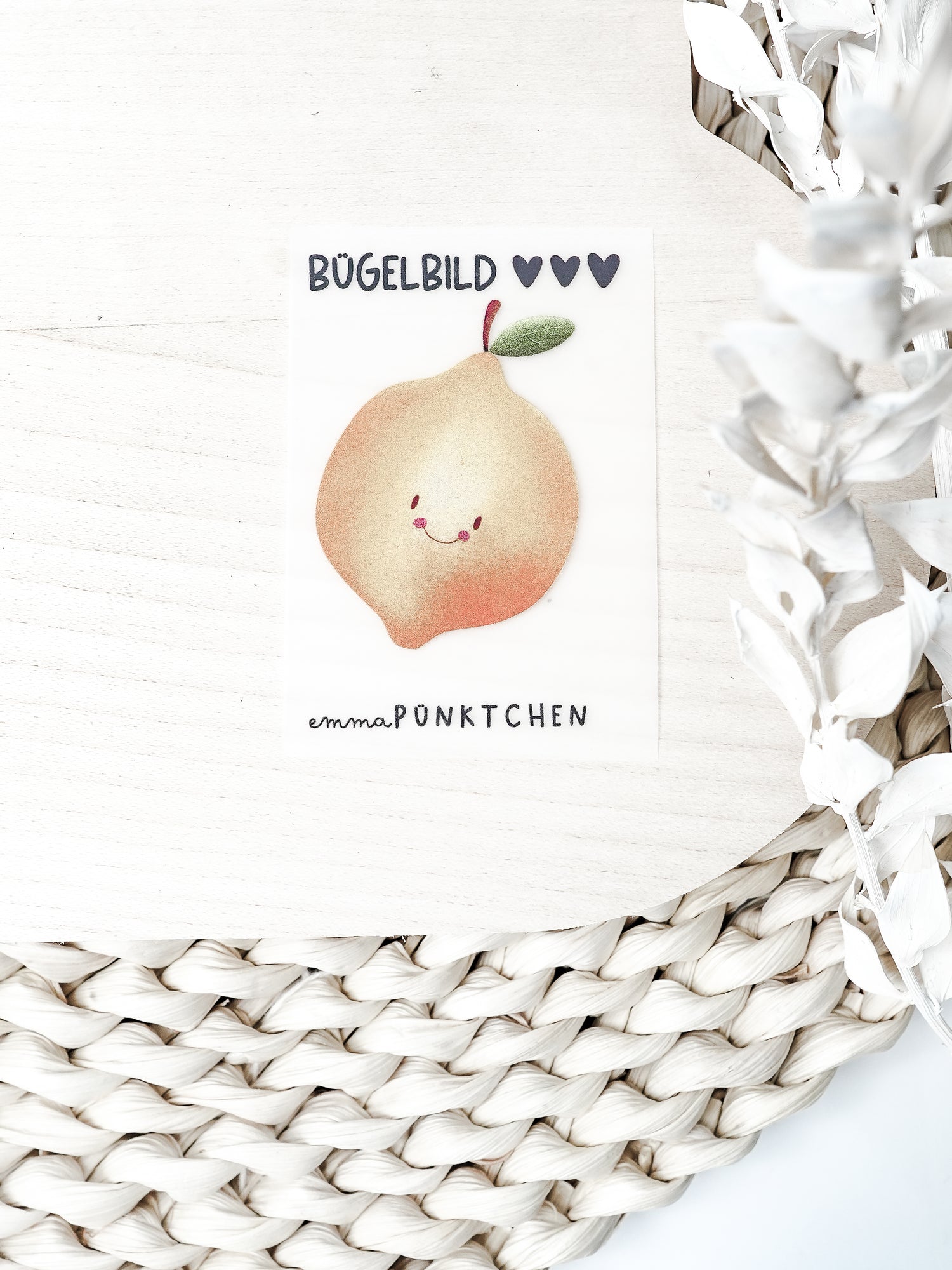 emmapünktchen ® Bügelbild randlos mini Zitrönchen