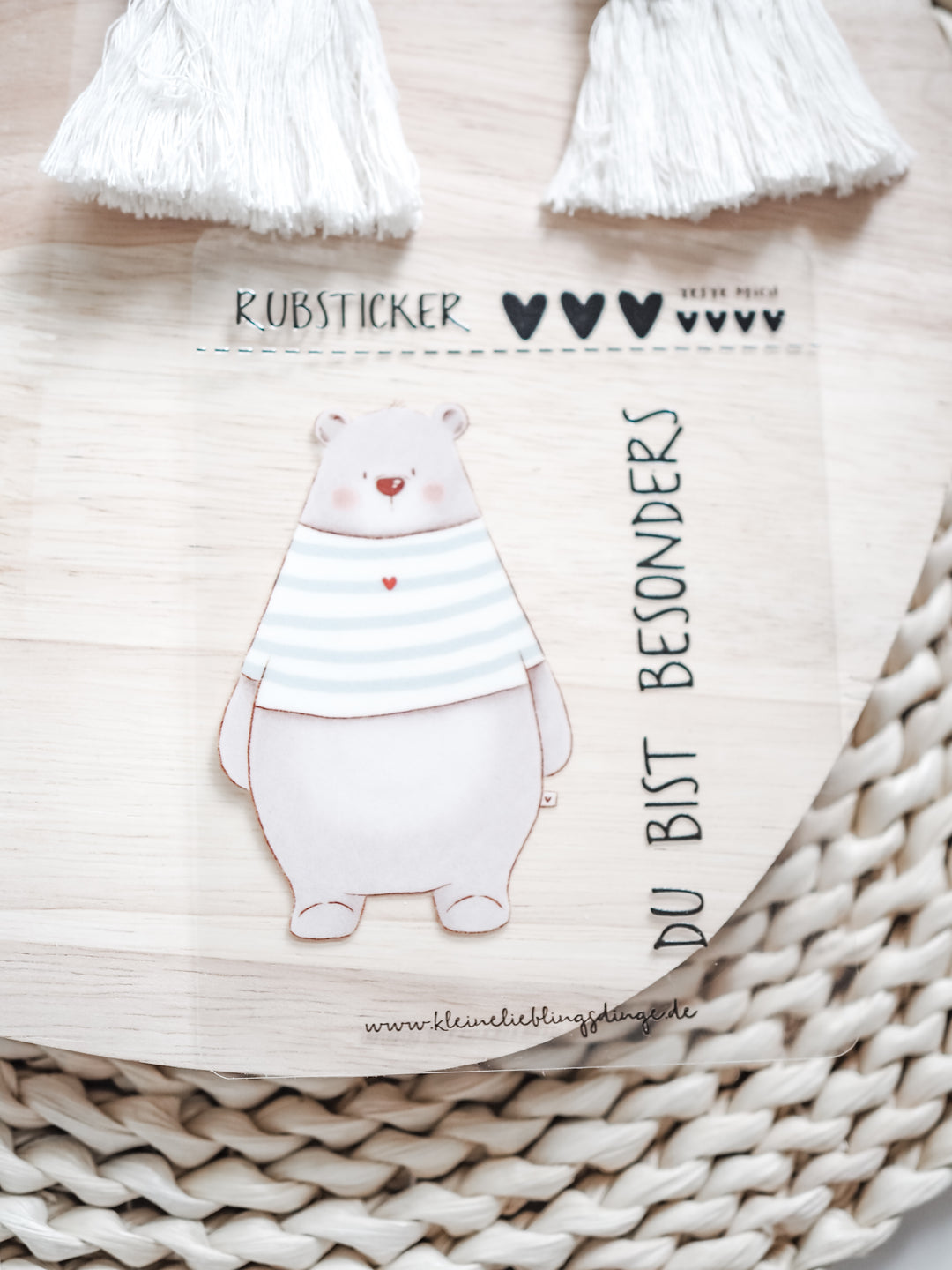 emmapünktchen ®  - RubSticker Mr. Bear