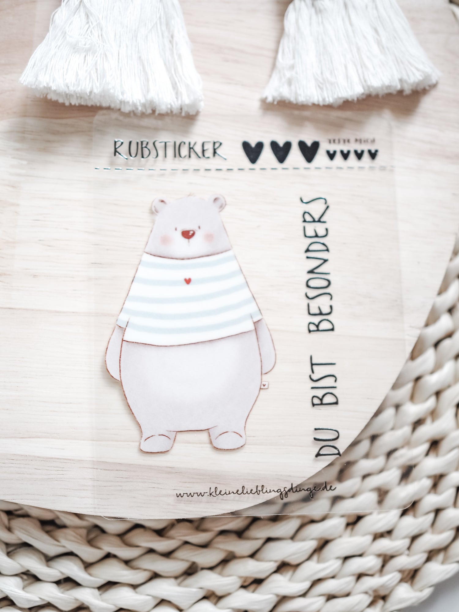 emmapünktchen ®  - RubSticker Mr. Bear