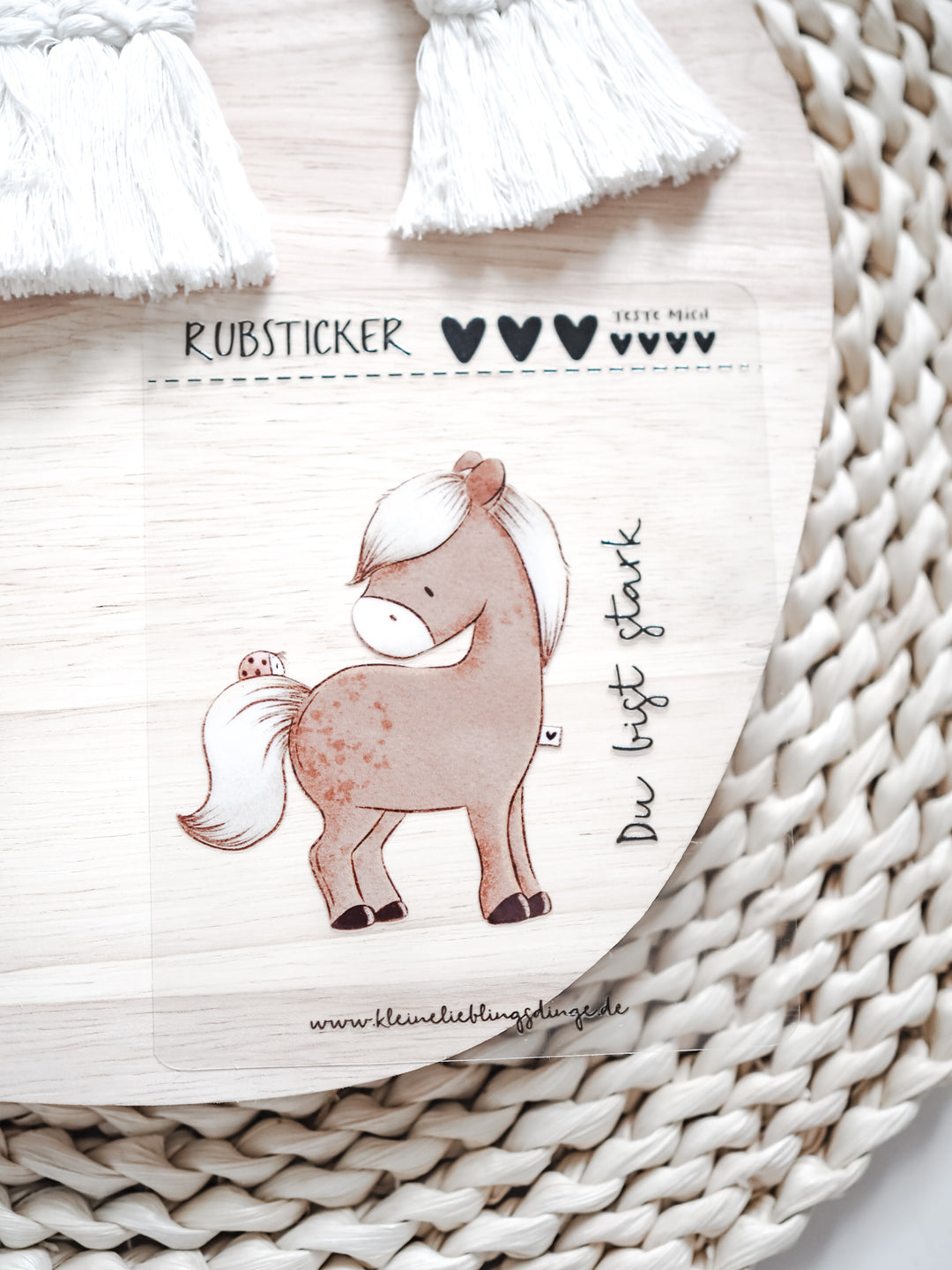 emmapünktchen ®  - RubSticker Pferdchen