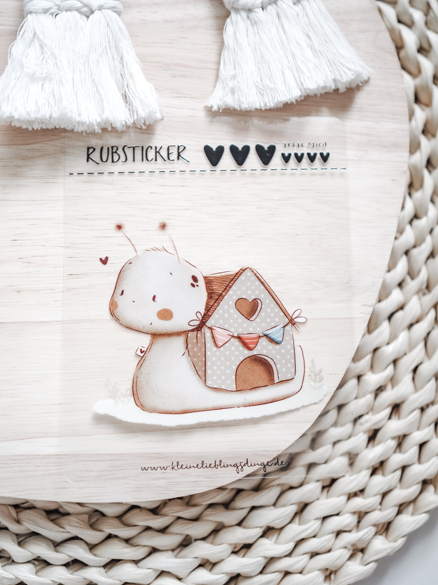 emmapünktchen ®  - RubSticker Schneckchen