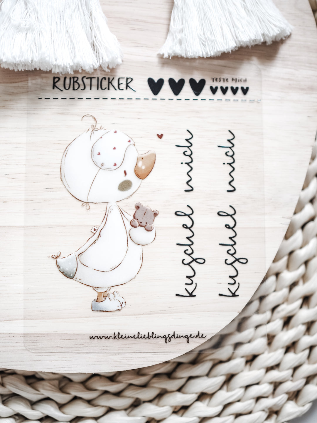 emmapünktchen ®  - RubSticker Nighty Duck