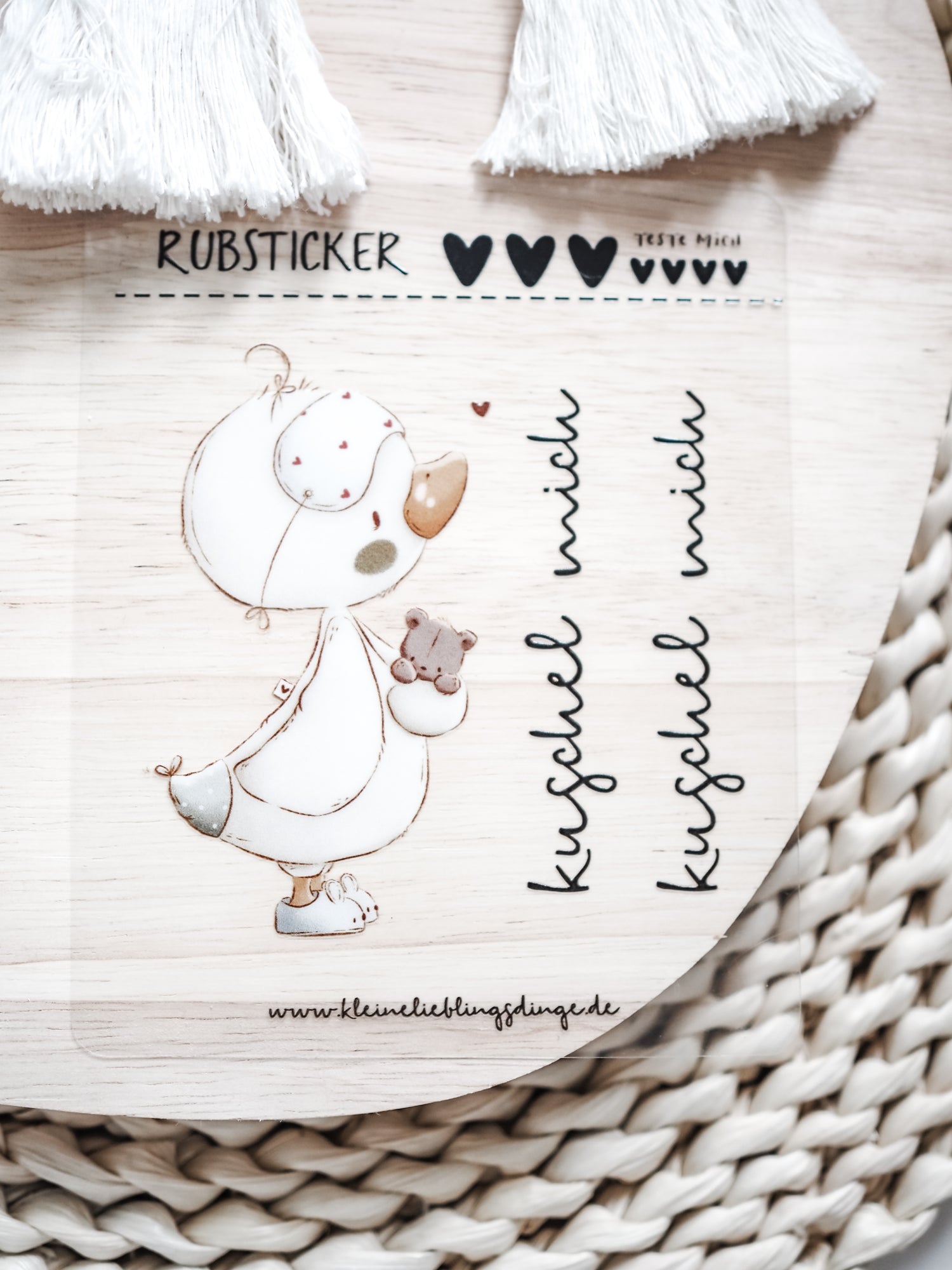 emmapünktchen ®  - RubSticker Nighty Duck