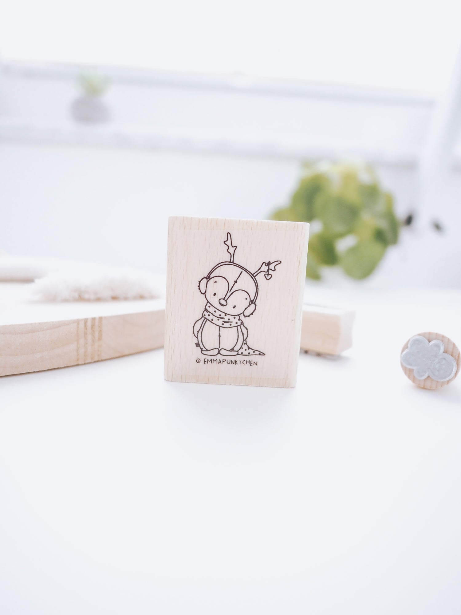 emmapünktchen - Holzstempel Pinguinwinter