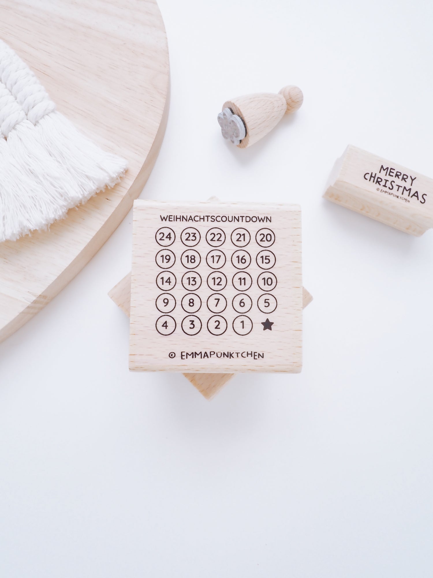 emmapünktchen ® - Holzstempel Christmas Countdown