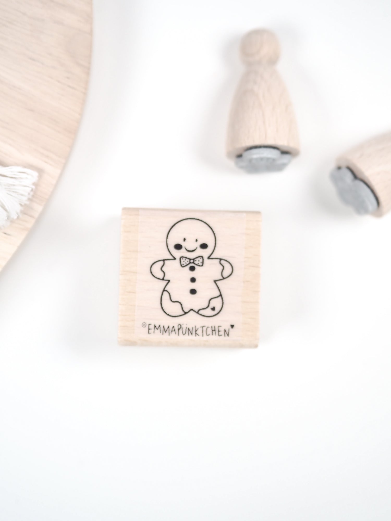 emmapünktchen ® Holzstempel - Lebkuchenmännchen