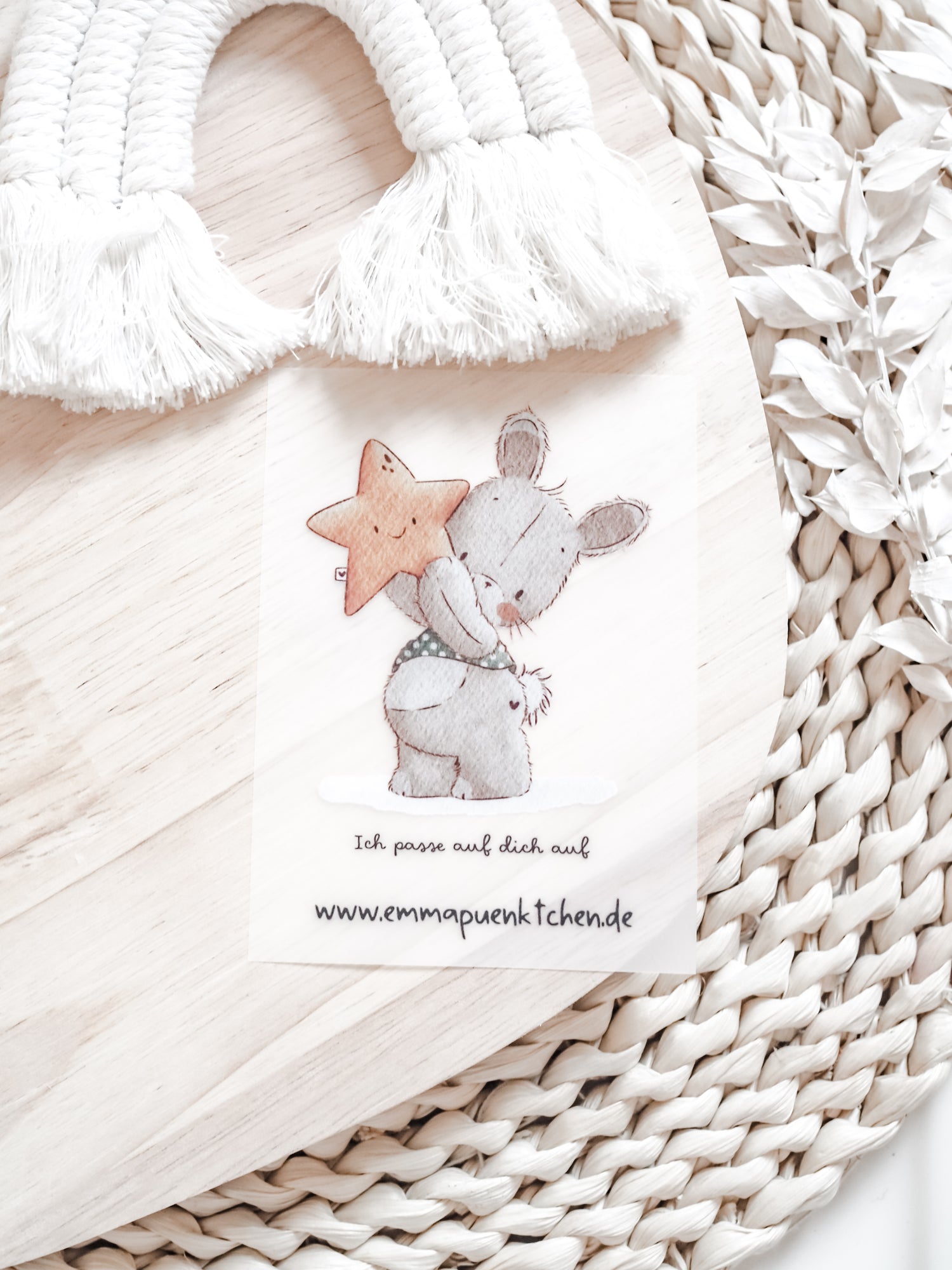 emmapünktchen ® Bügelbild randlos Bärchen