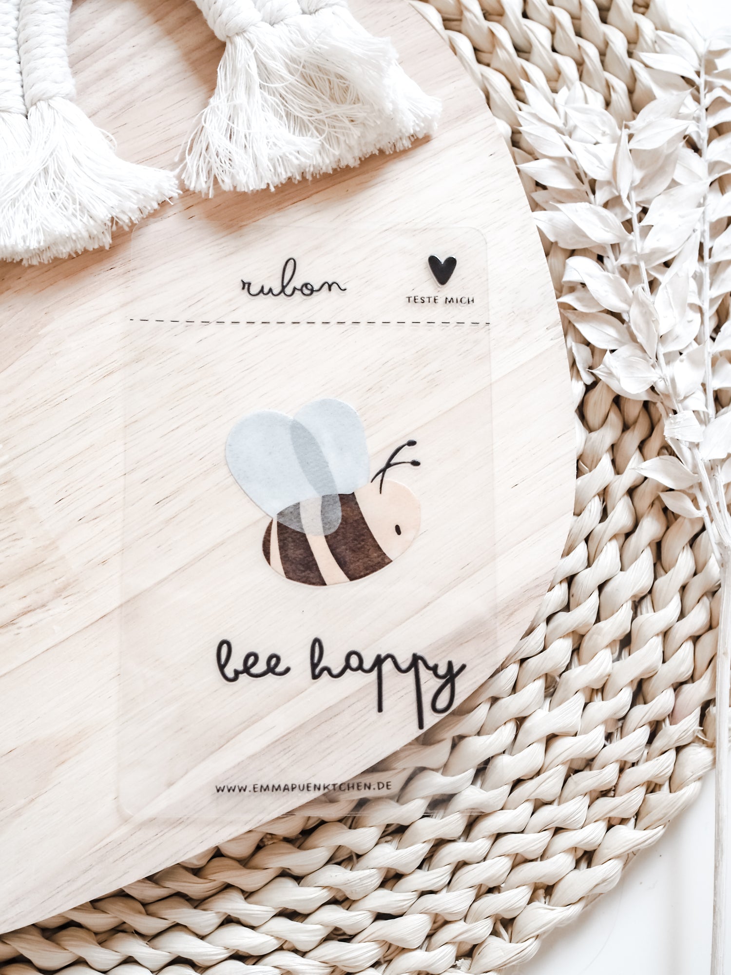 emmapünktchen ®  - RubSticker Biene groß