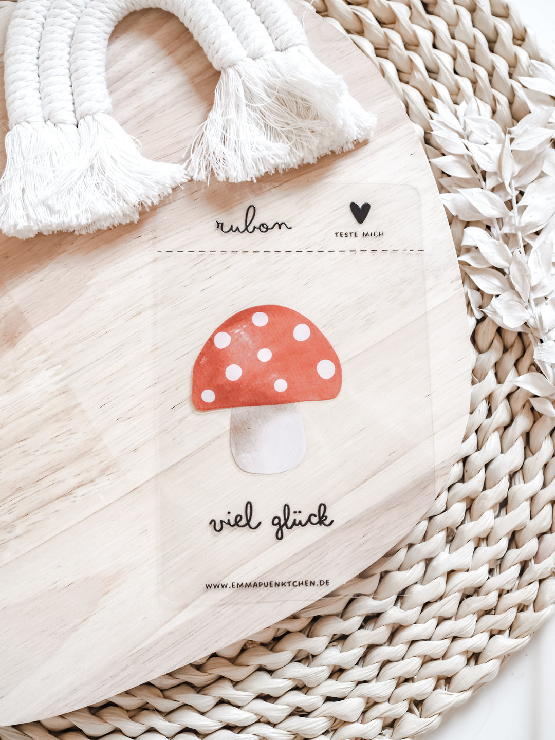 emmapünktchen ® RubSticker Lucky Mushrooms