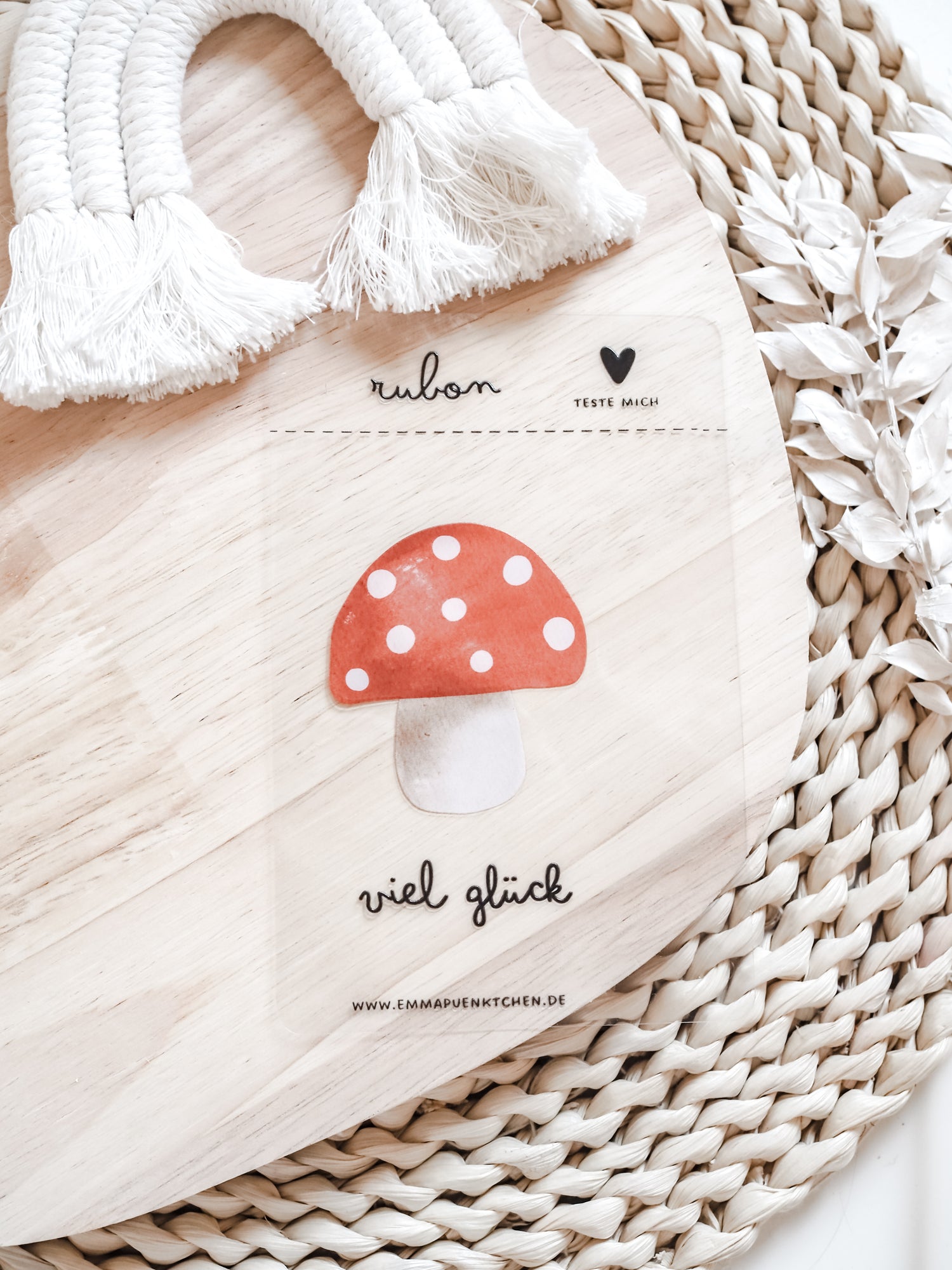 emmapünktchen ®  - RubSticker Pilz groß