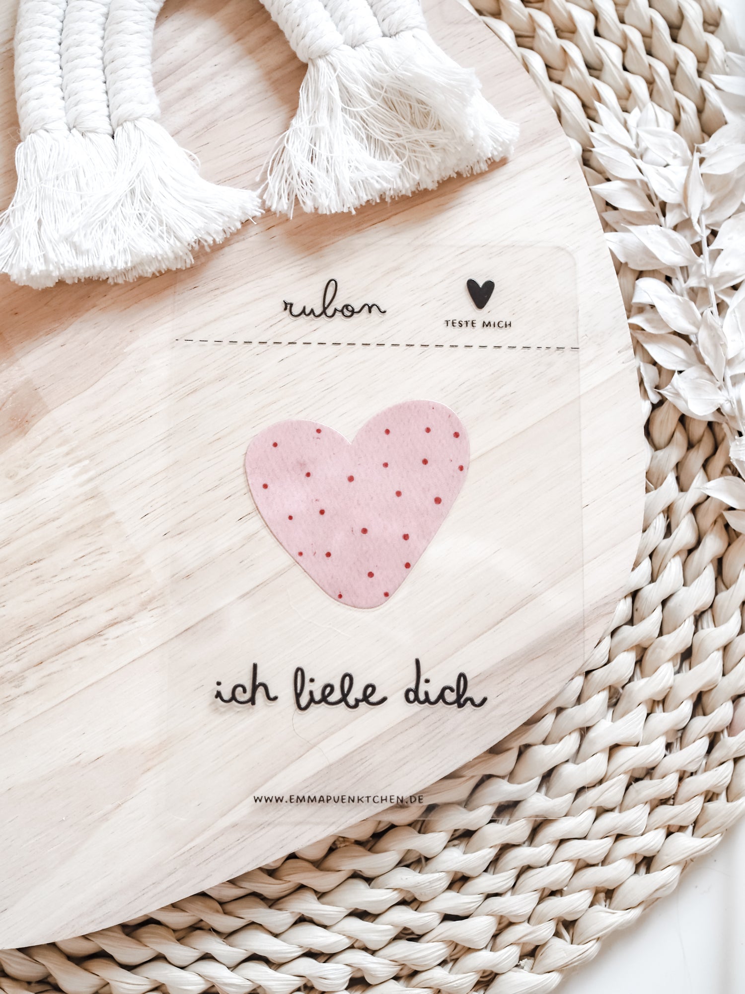emmapünktchen ®  - RubSticker Herz groß