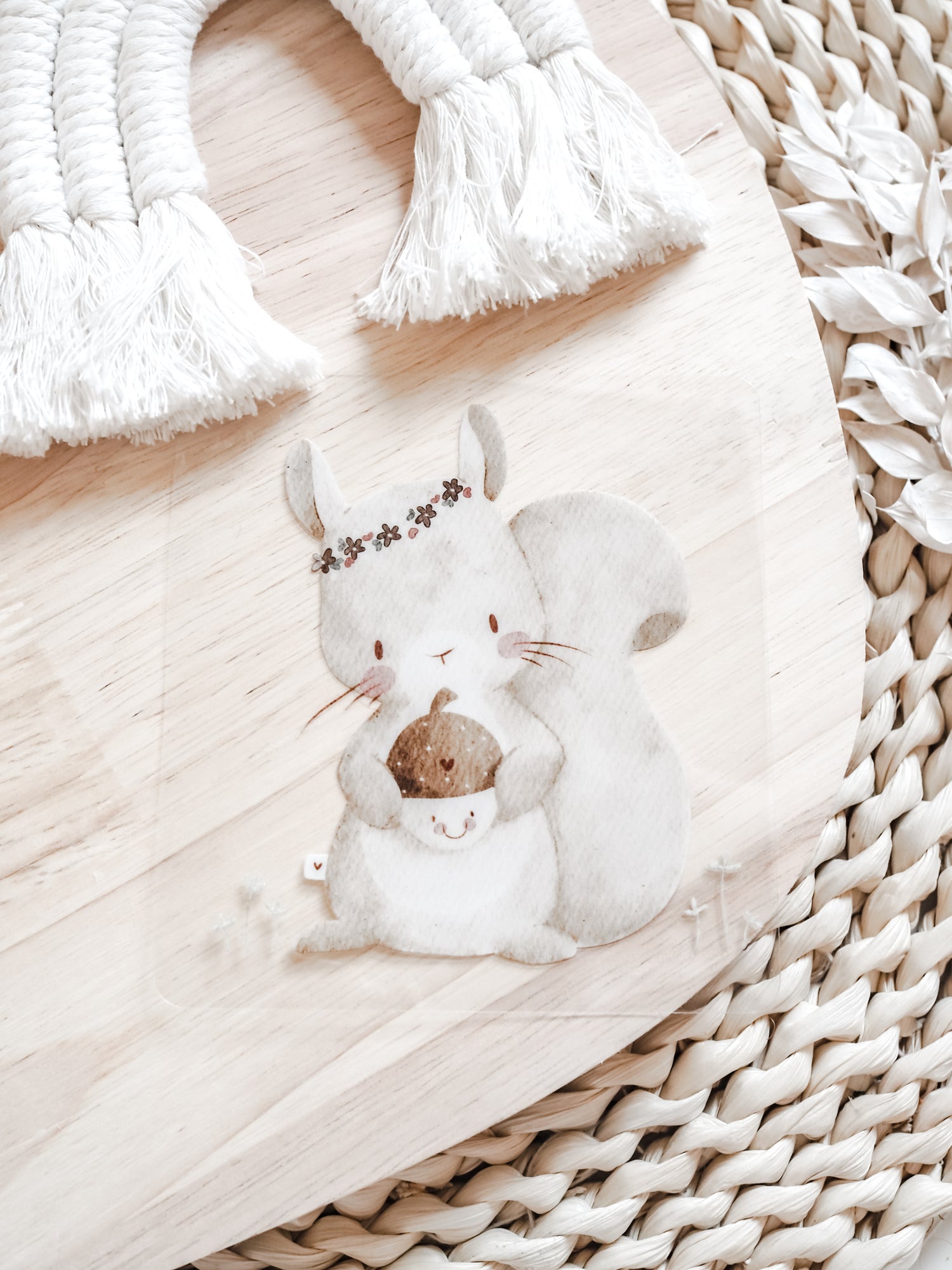 emmapünktchen ®  - RubSticker Eichhörnchen groß