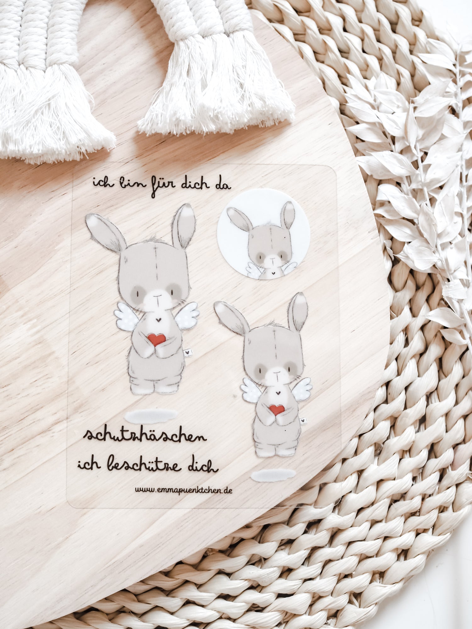 emmapünktchen ®   RubSticker - Schutzhäschen