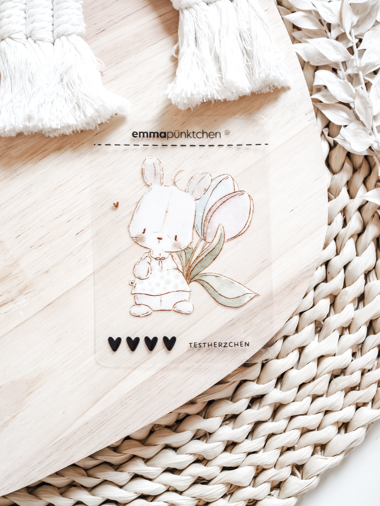 emmapünktchen ® RubSticker Tulpenliebe