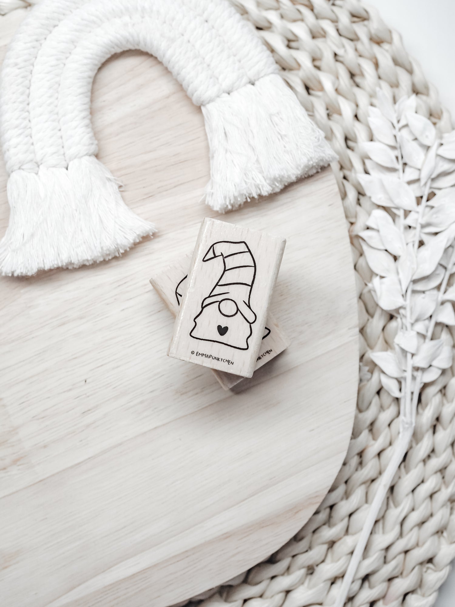 emmapünktchen - Holzstempel Zwerglein