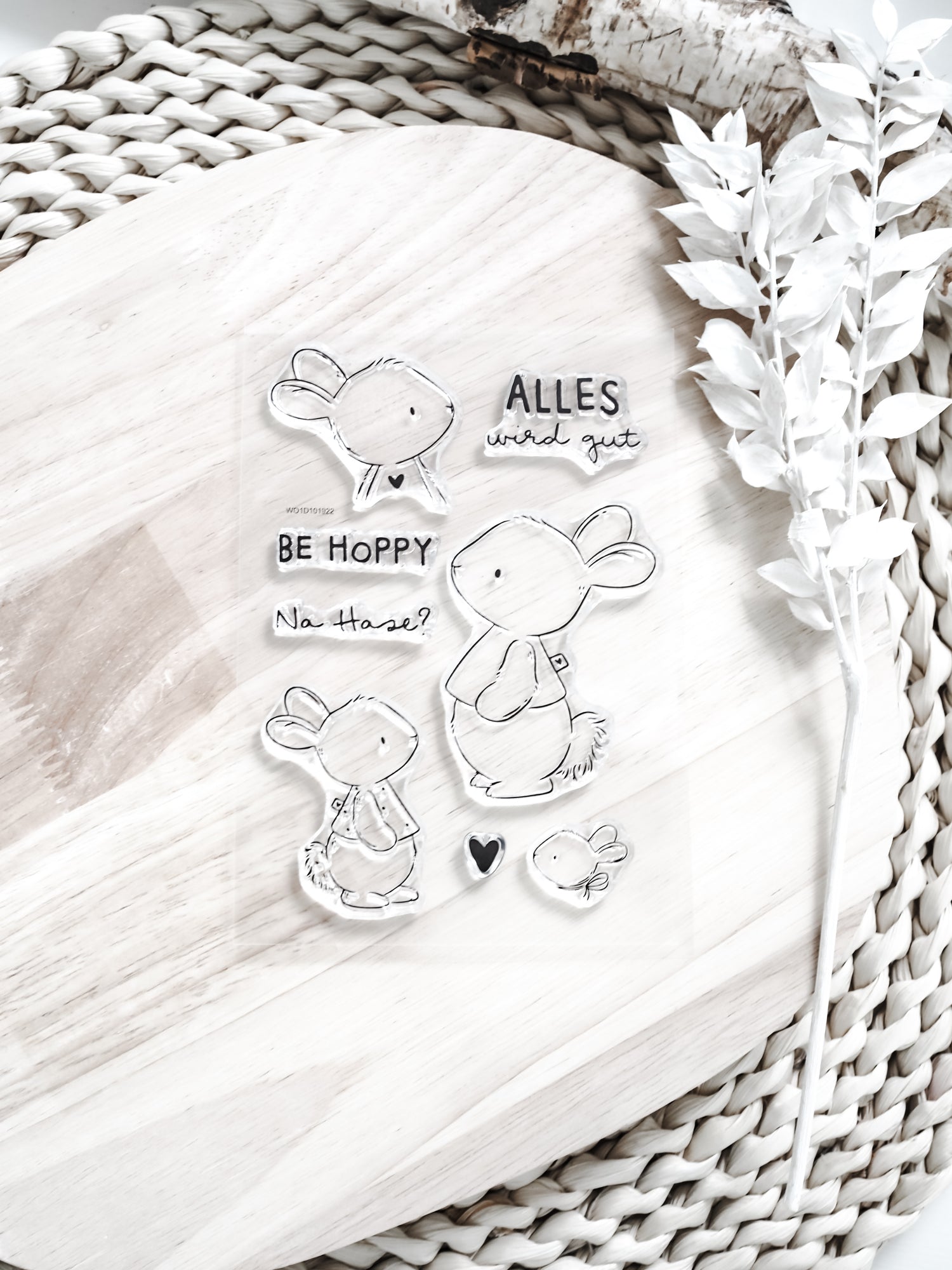 emmapünktchen - Wooden stamp gosling 2