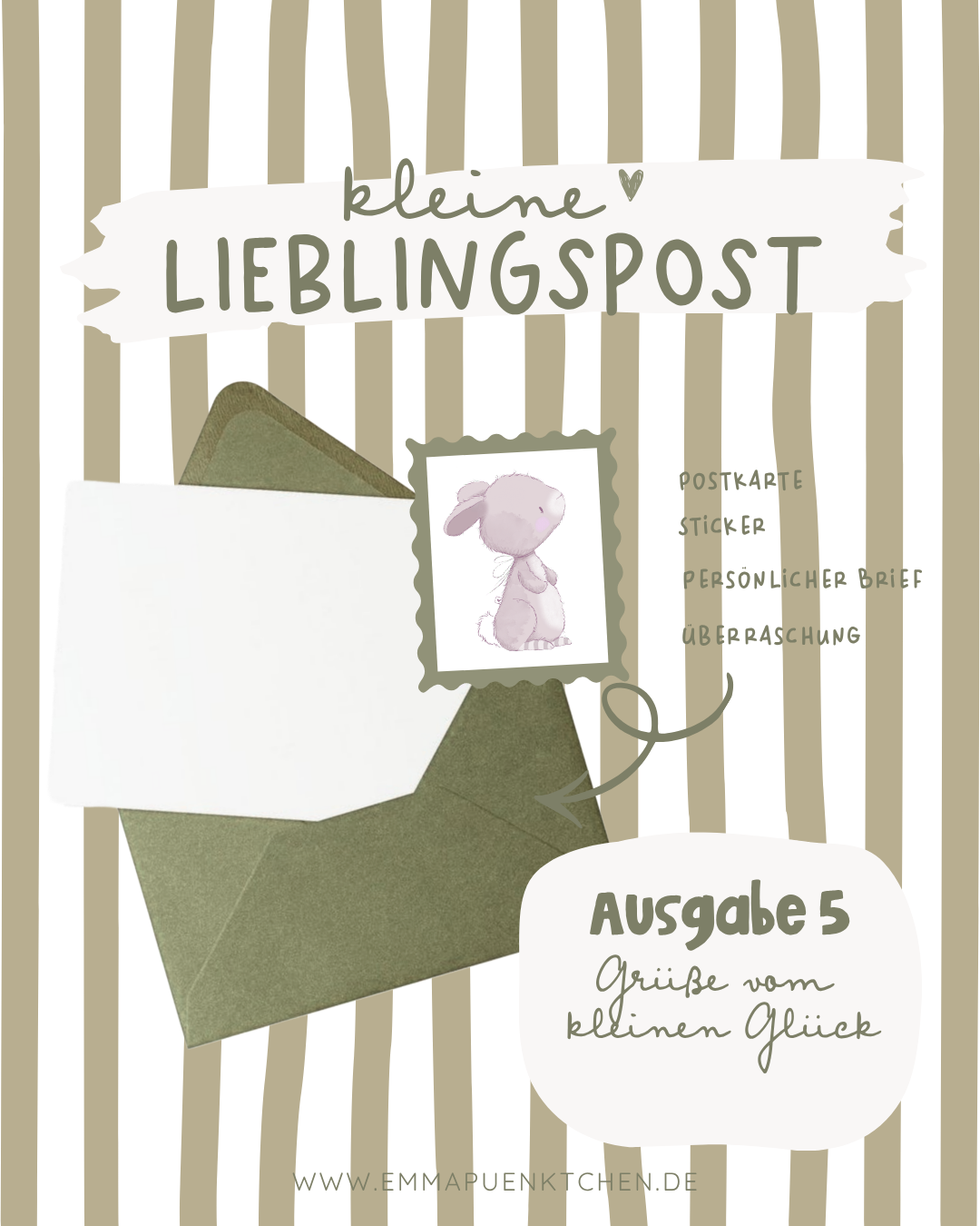 Deine kleine Lieblingspost - ein liebevoller Gruß für dich ♥︎