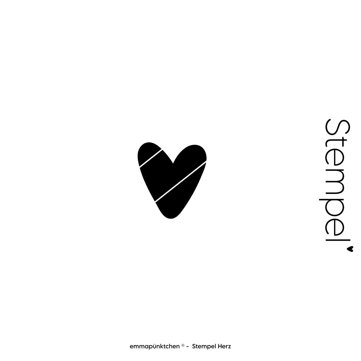 Stempel-Herz