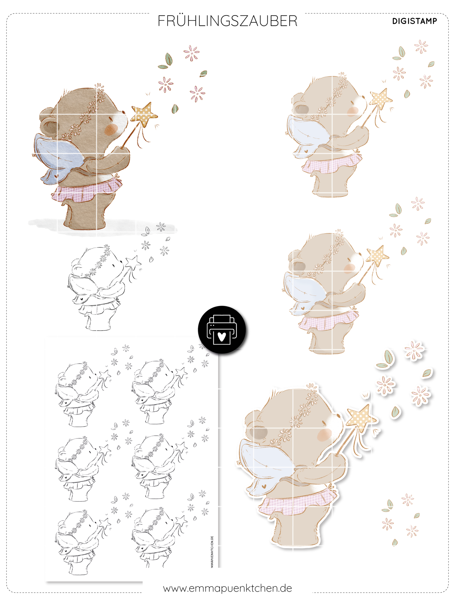 emmapünktchen ® - DigiStamp Frühlingszauber