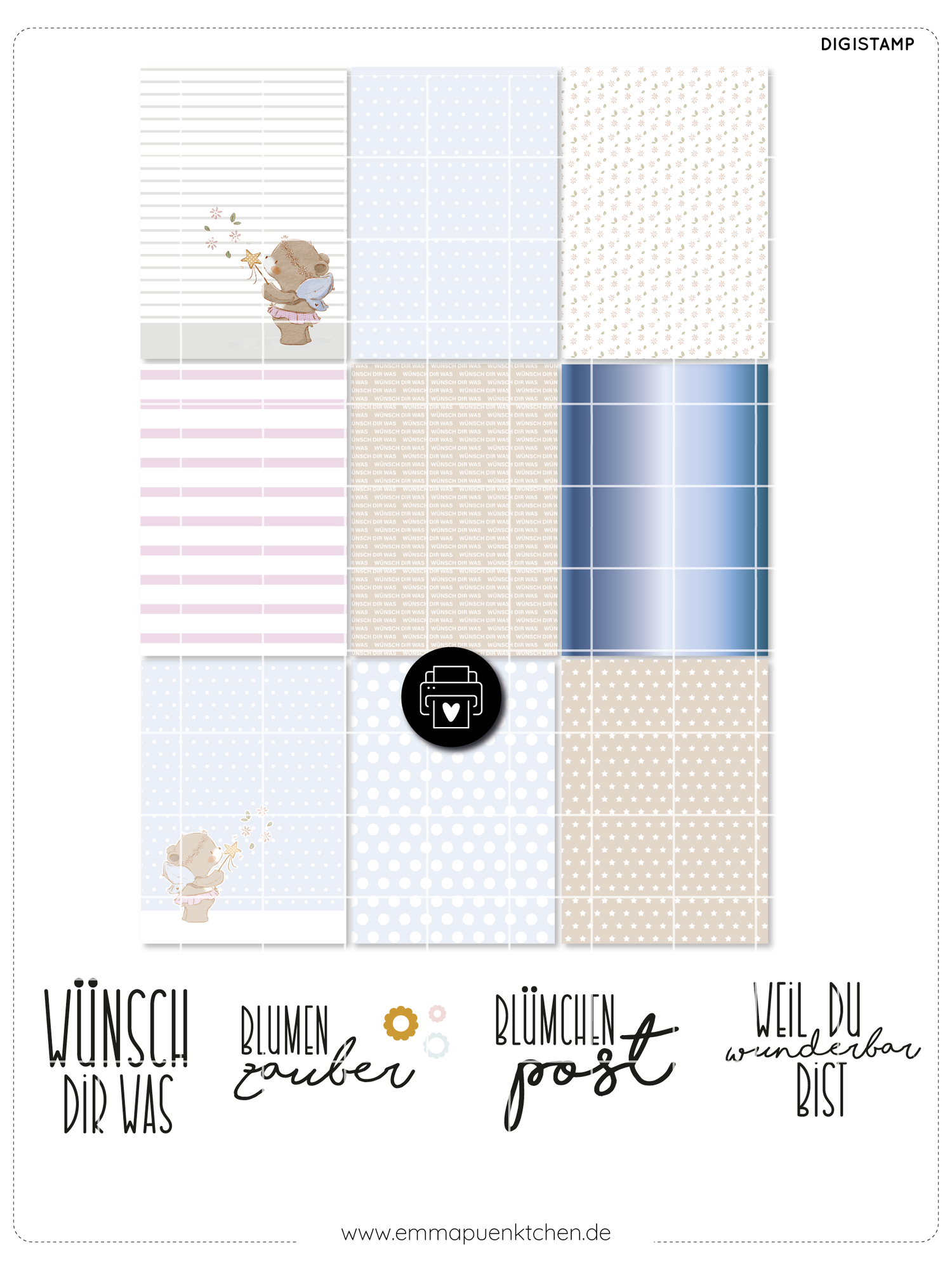 emmapünktchen ® - DigiStamp Frühlingszauber