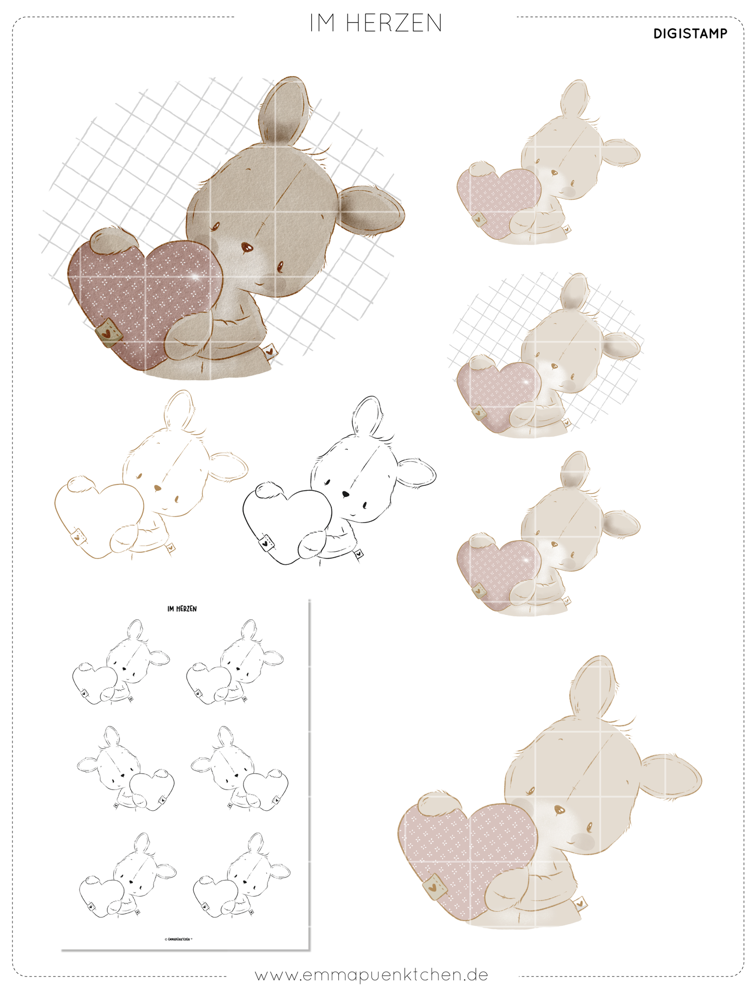 emmapünktchen ® DigiStamp - In the Heart