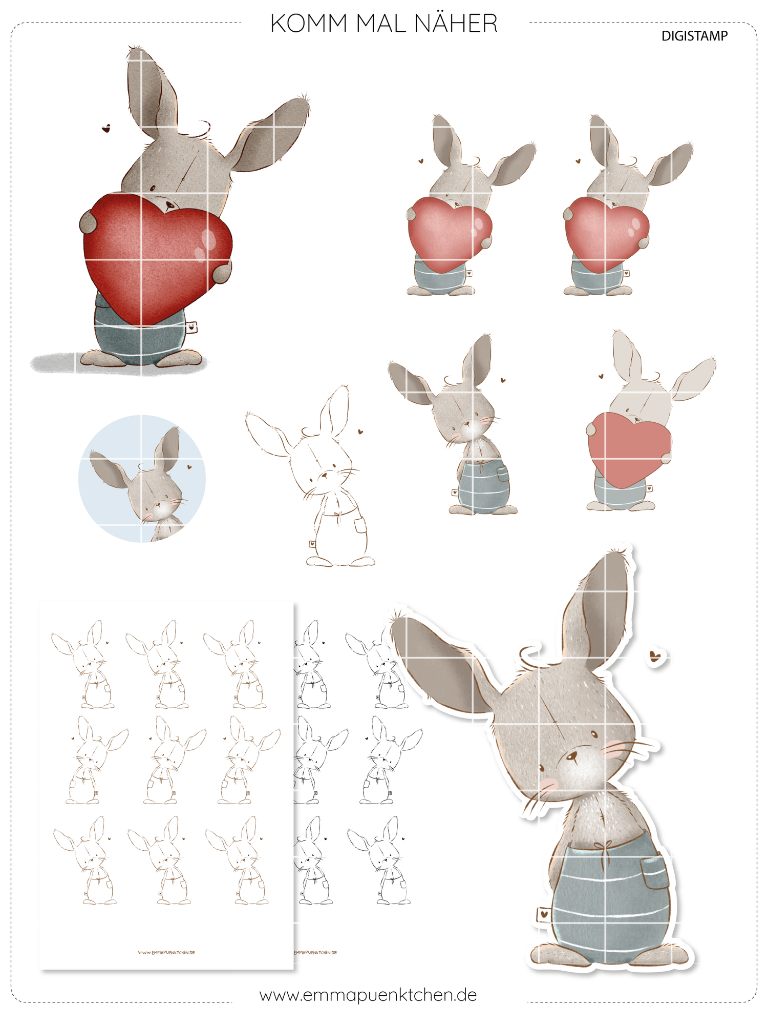 emmapünktchen ® - DigiStamp Komm mal näher