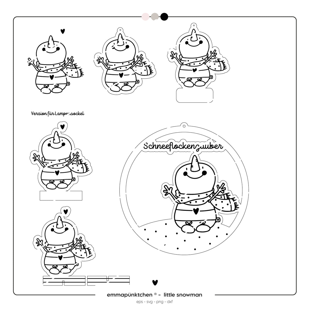 empue_littlesnowman_lasercut