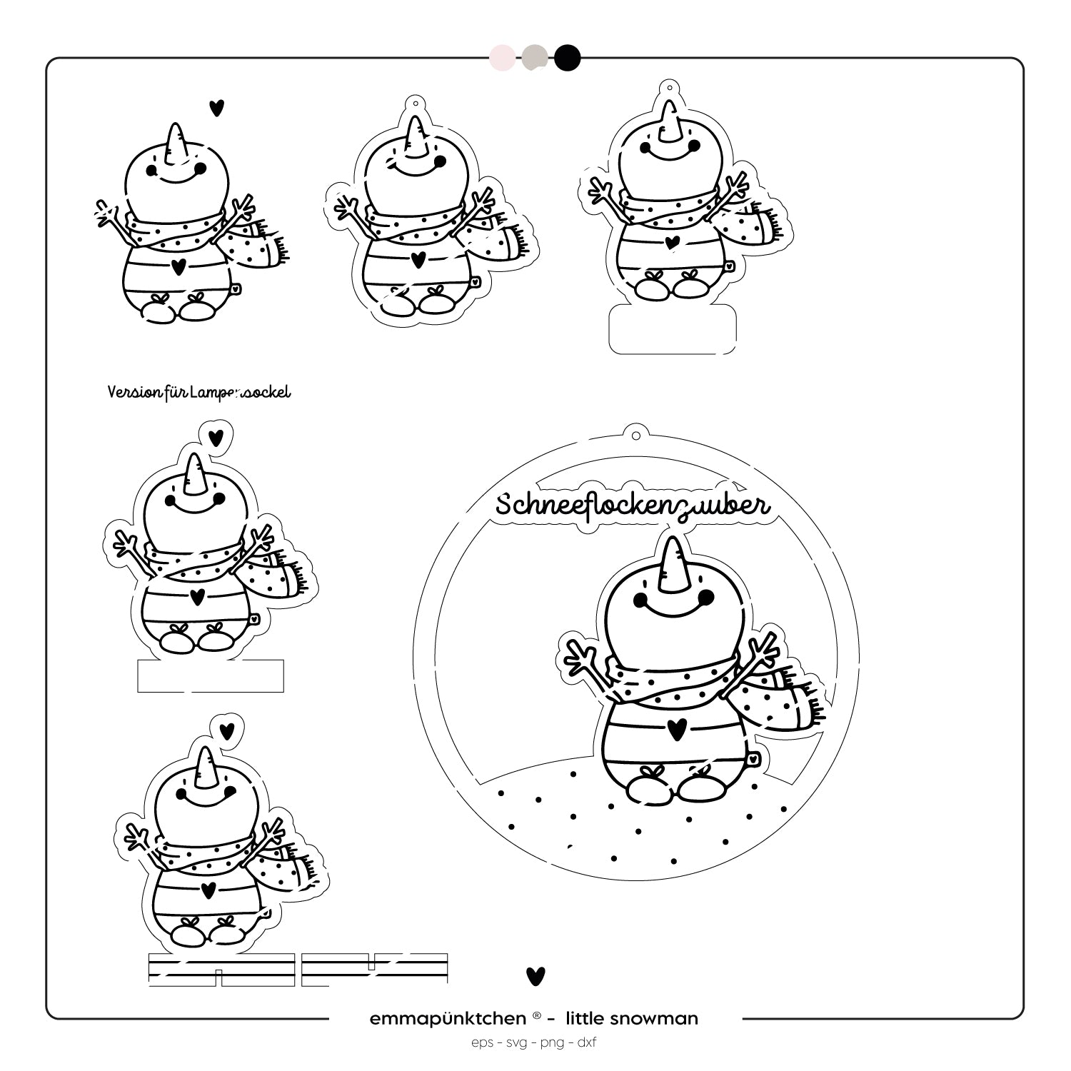 empue_littlesnowman_lasercut