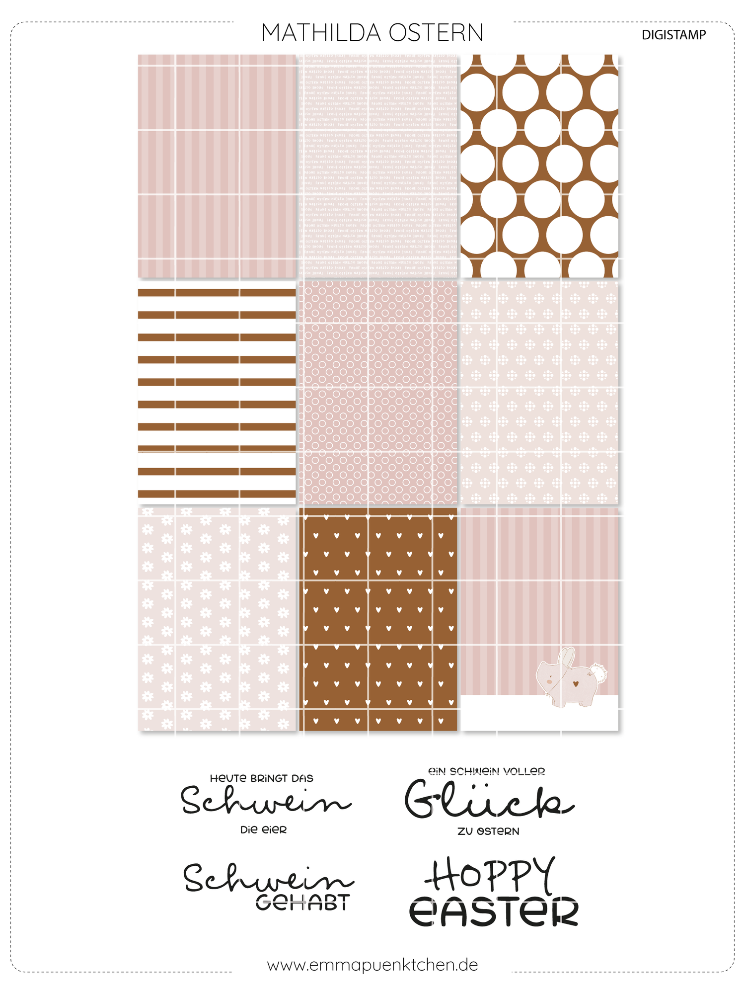 emmapünktchen ® - DigiStamp Mathilda Ostern