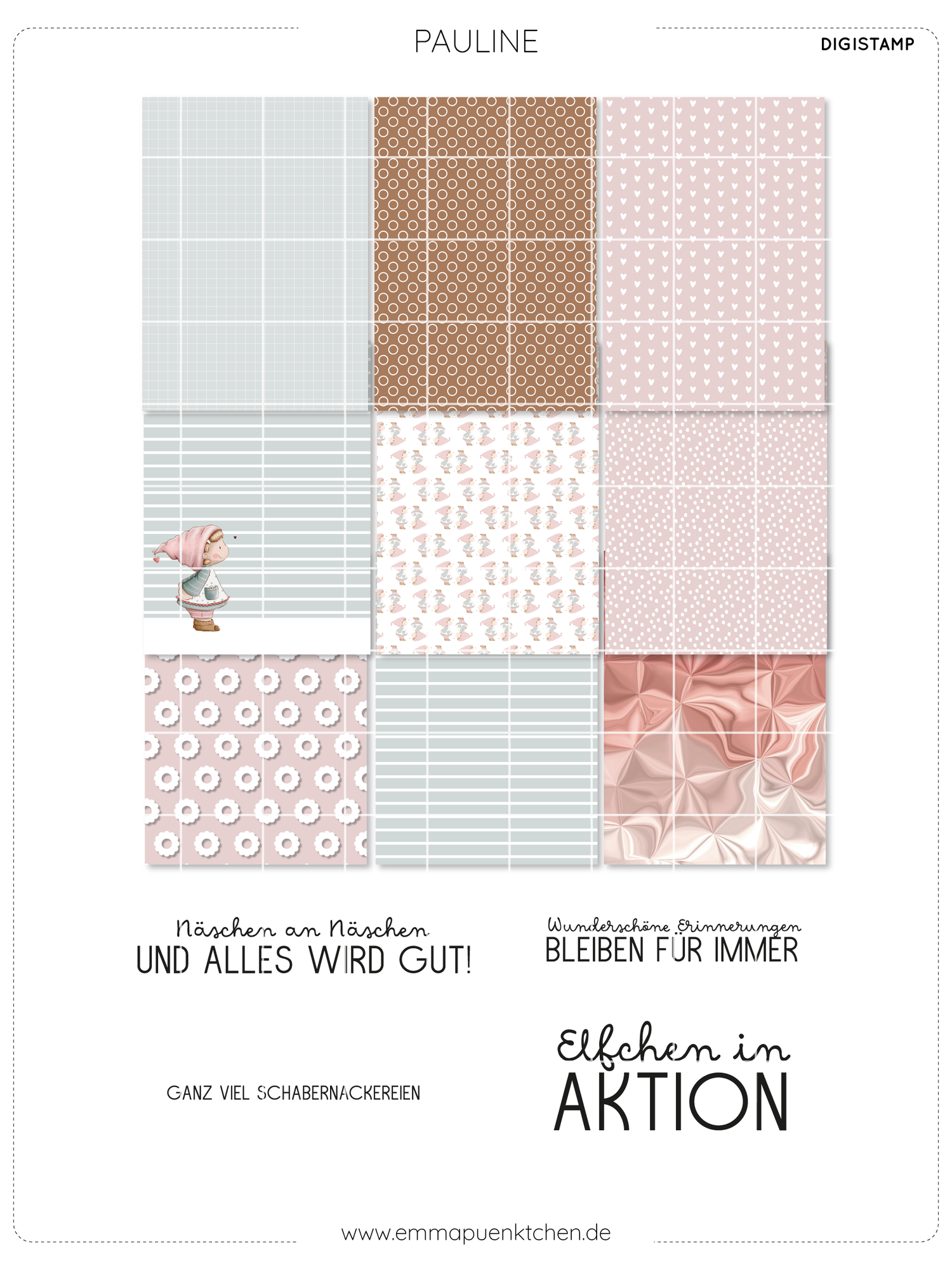 emmapünktchen ® - DigiStamp Pauline