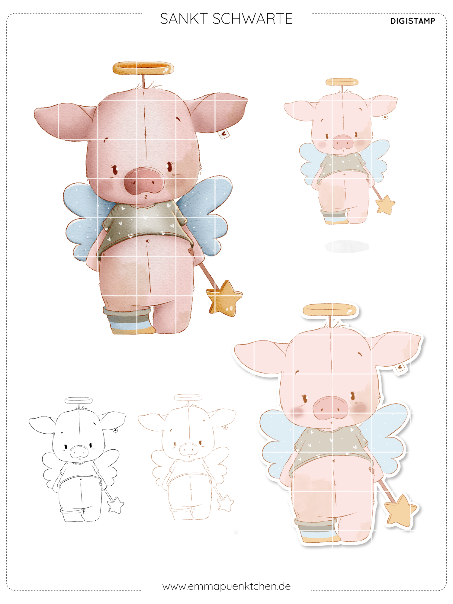 emmapünktchen ® - DigiStamp Sankt Schwarte