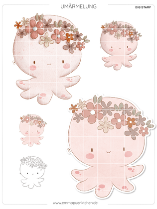 emmapünktchen ® - DigiStamp Umärmelung